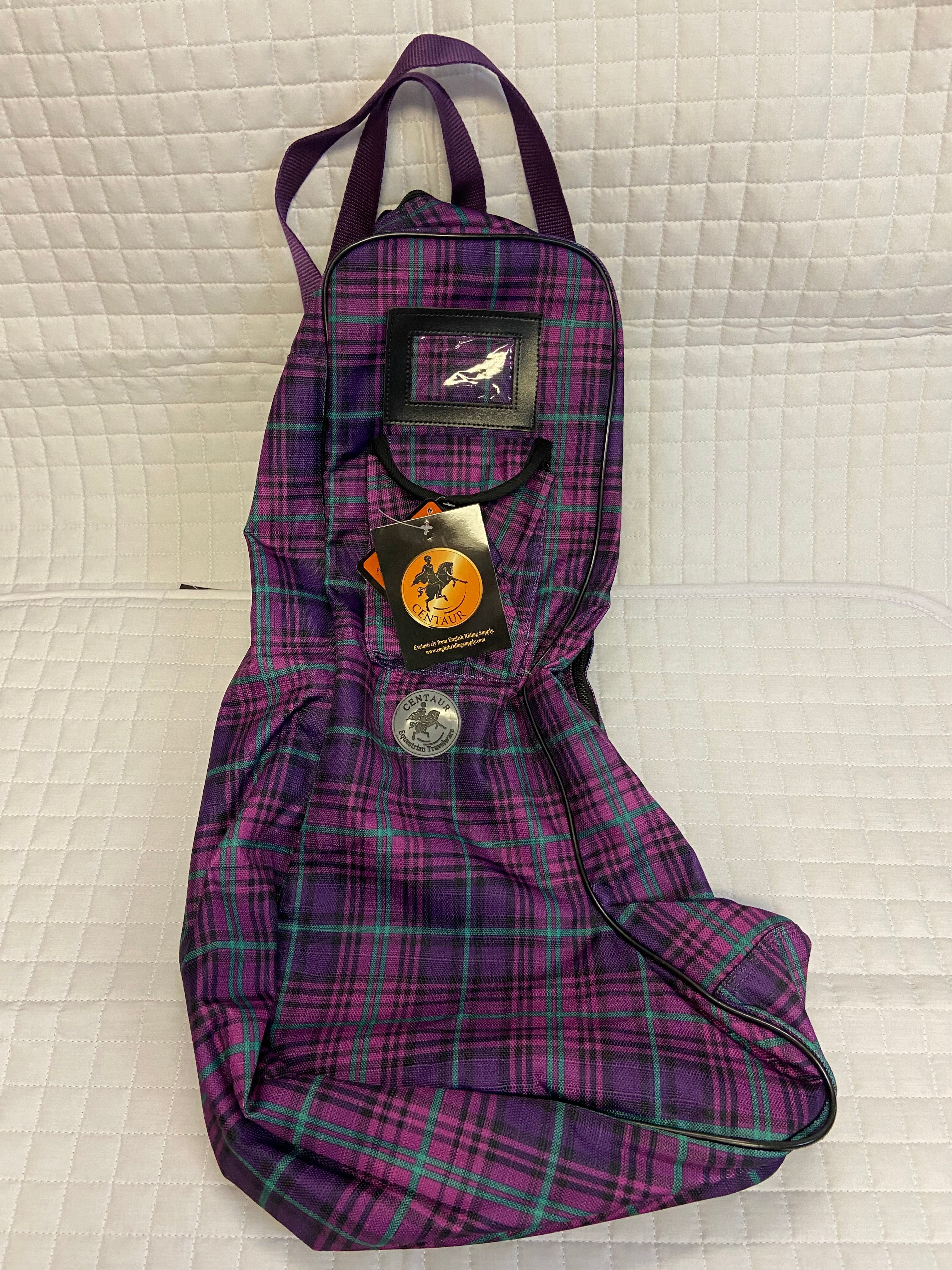 Boot Bag Ovation Orchid Plaid