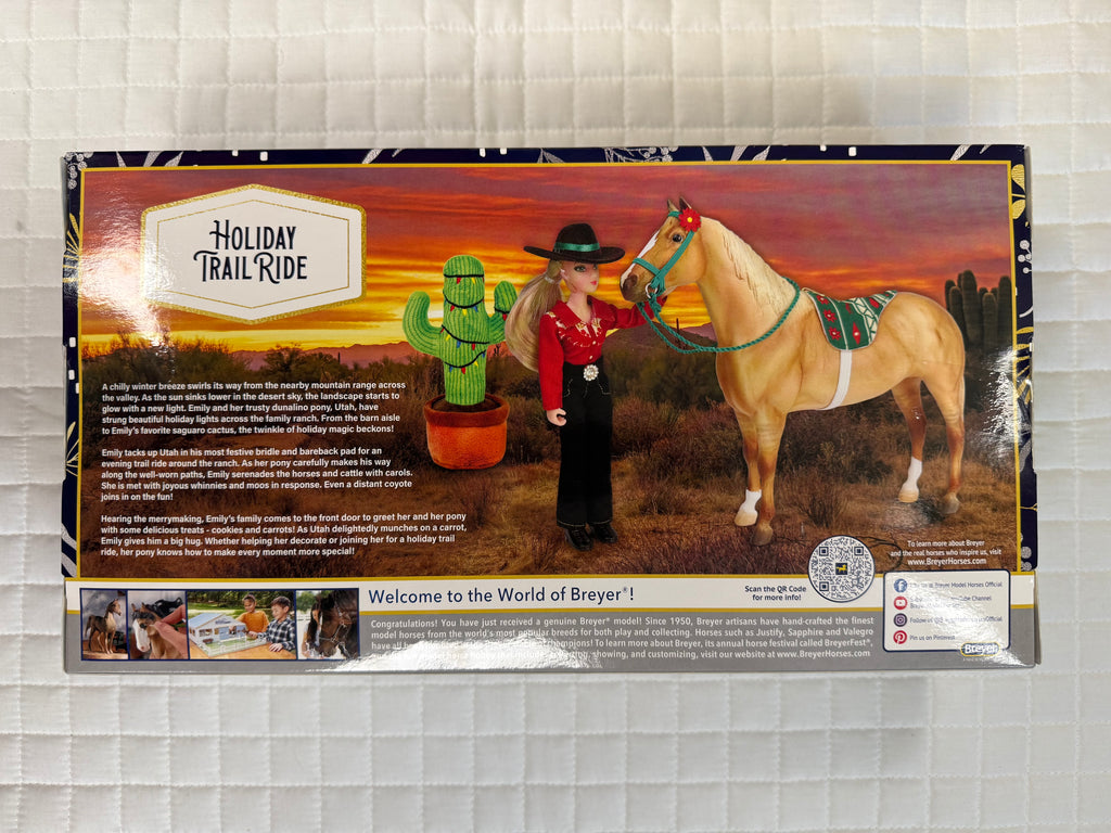 *SALE* Holiday Trail Ride Playset Breyer 2025