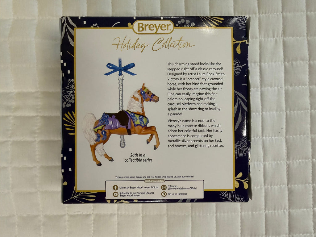 Breyer Victory Carousel Ornament 2025