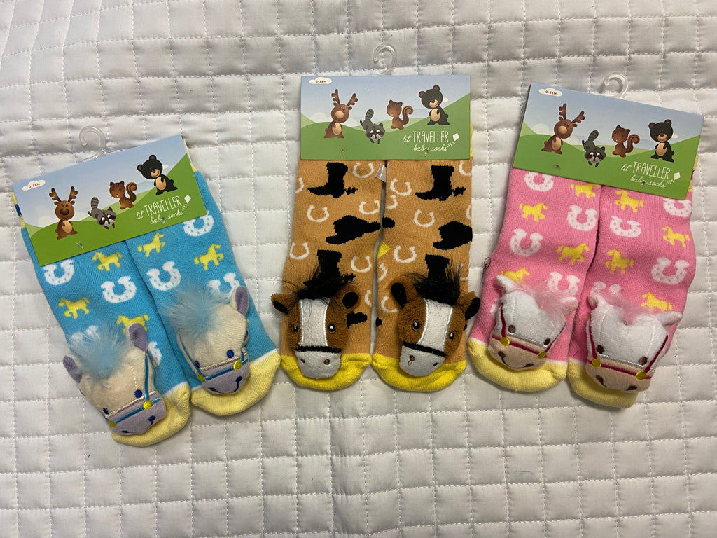 Infant Baby Socks w Grippers