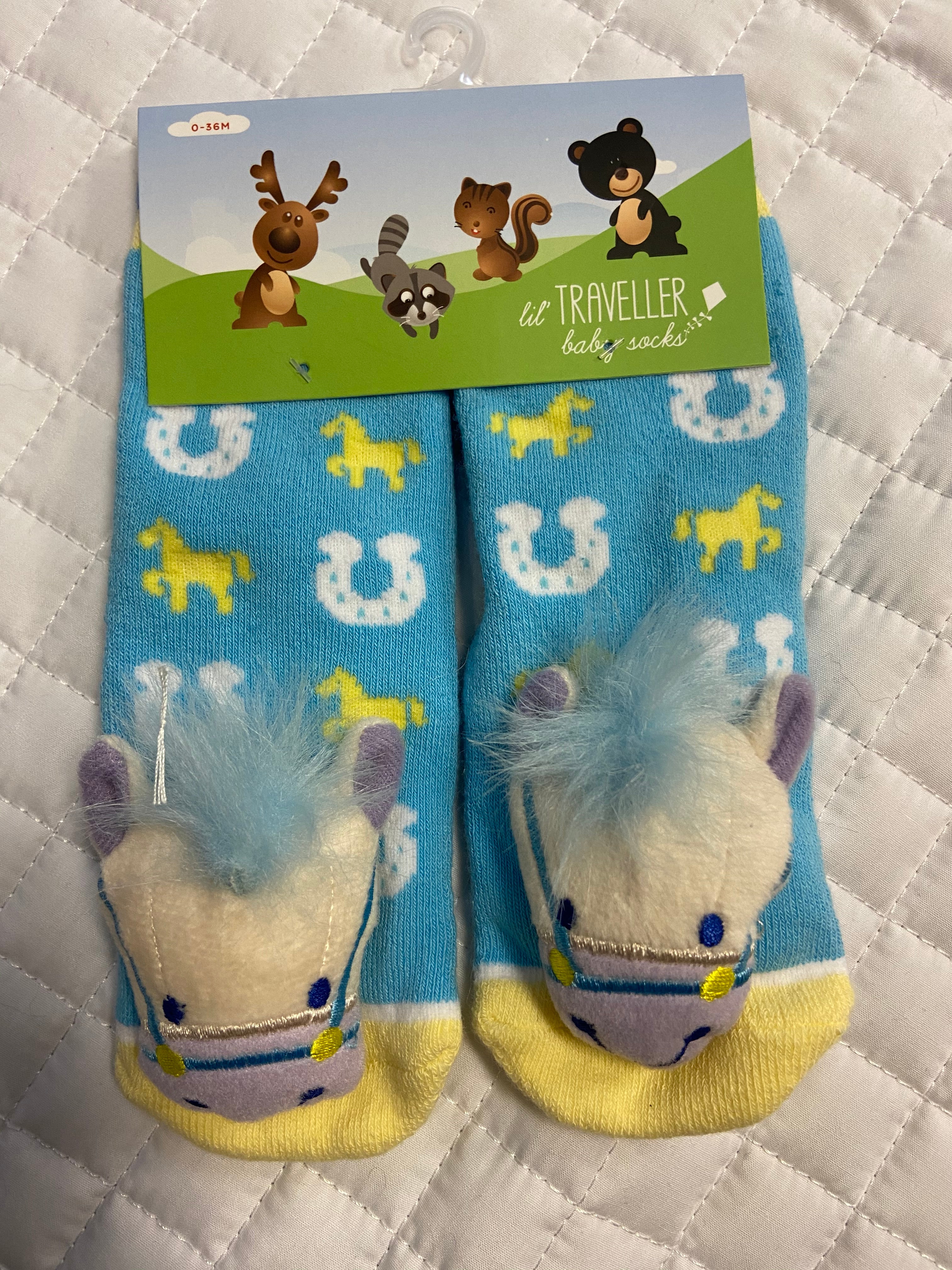 Infant Baby Socks w Grippers