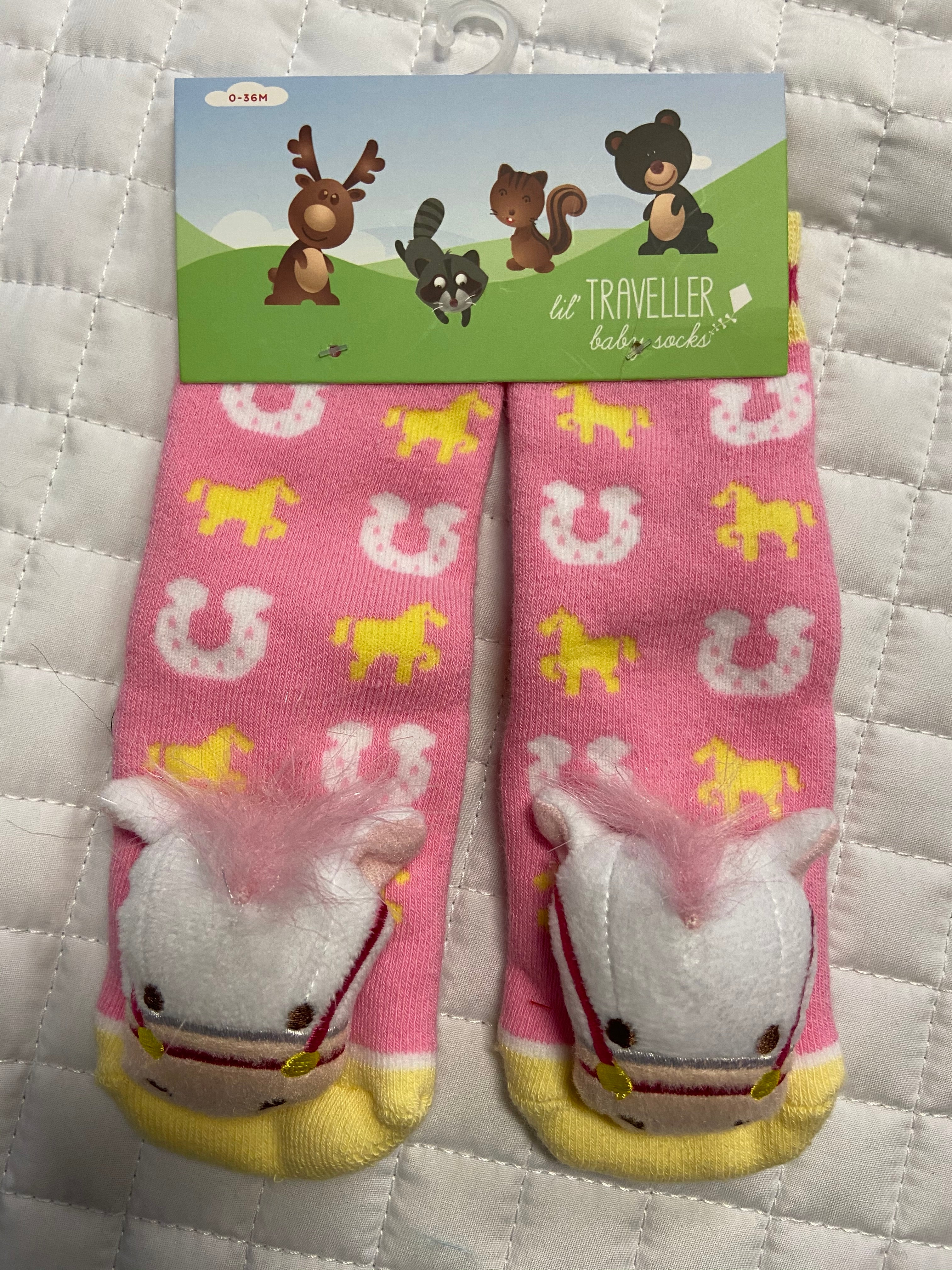 Infant Baby Socks w Grippers