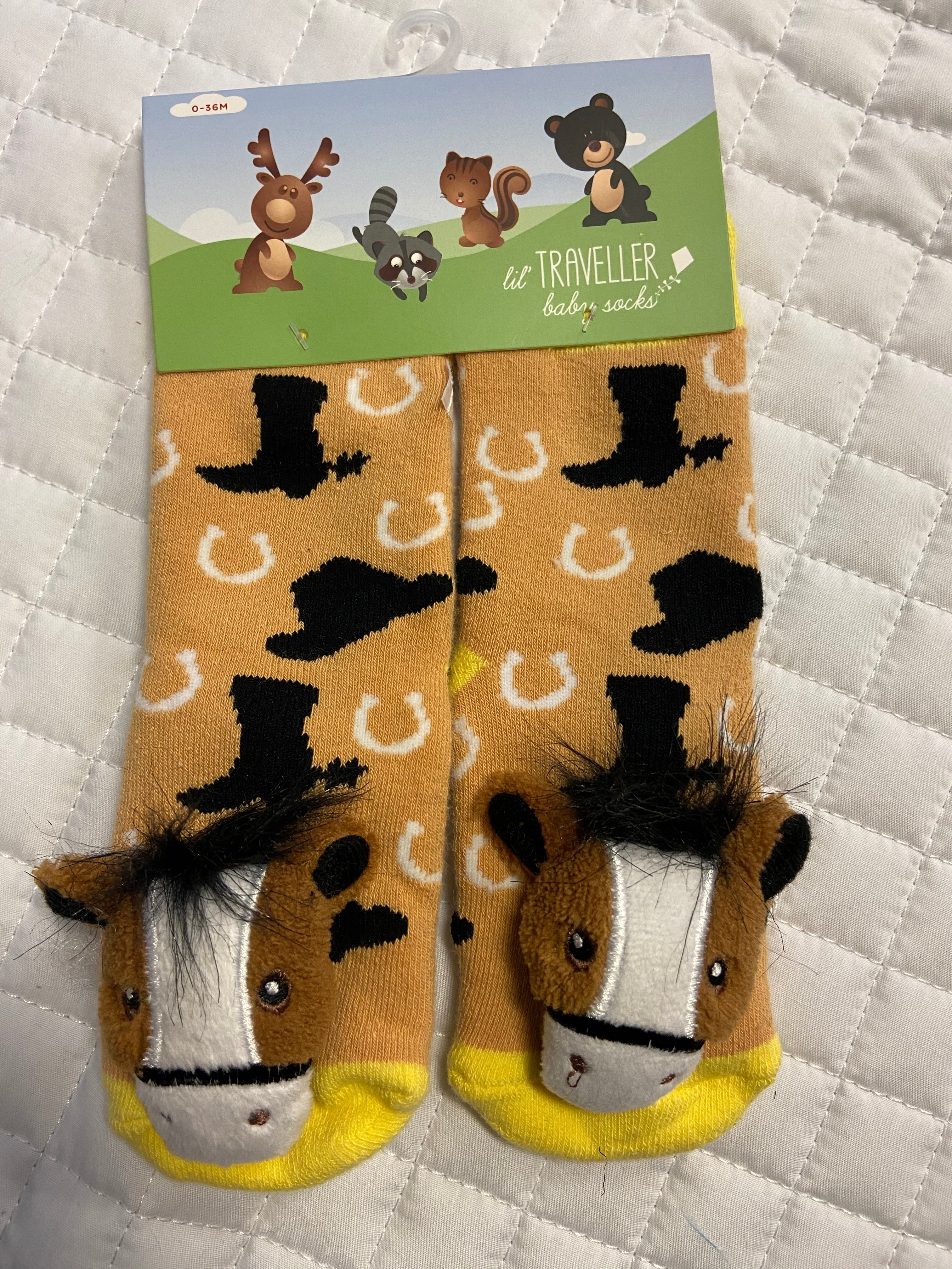 Infant Baby Socks w Grippers