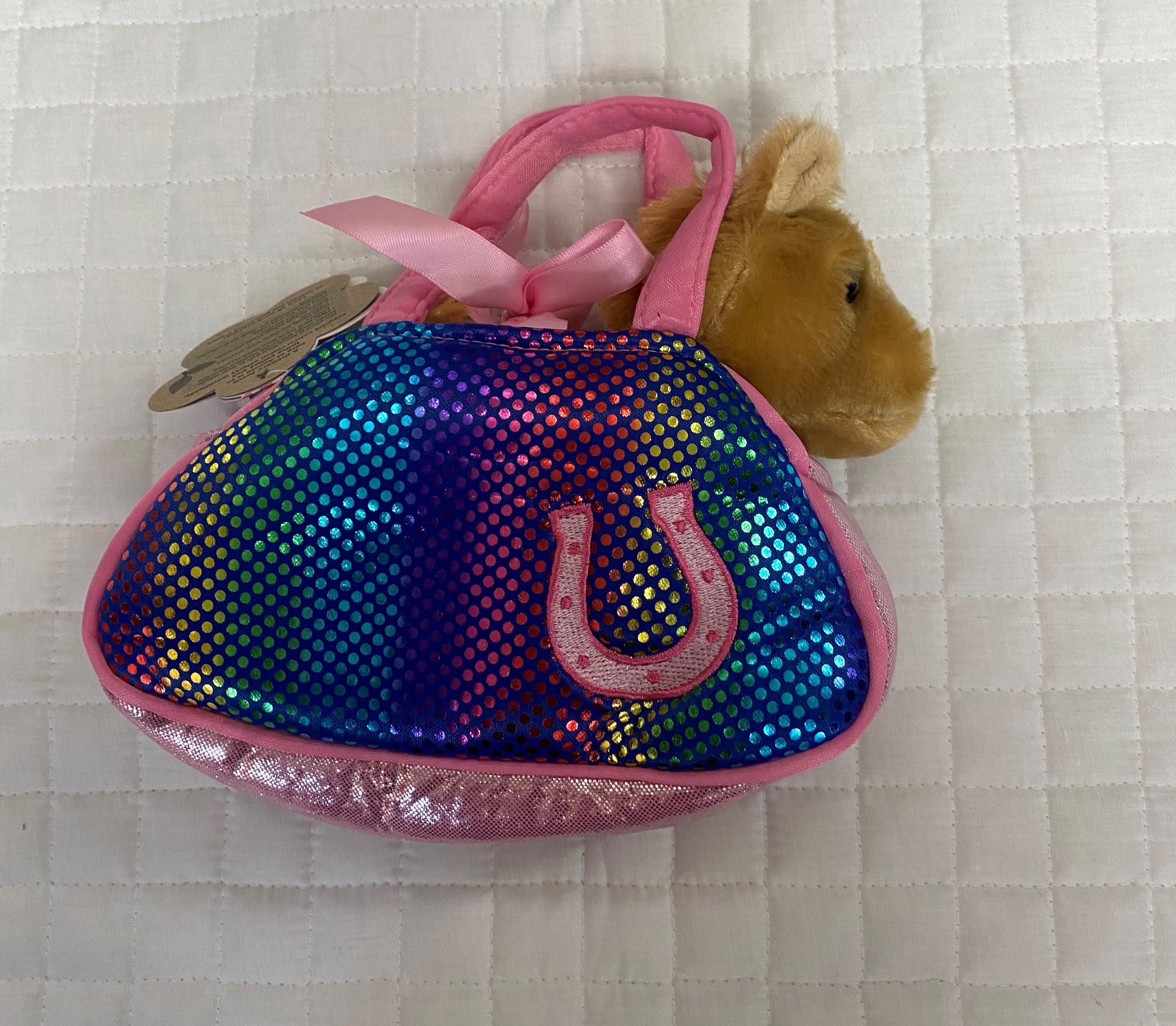 Horse in Sequin Purse