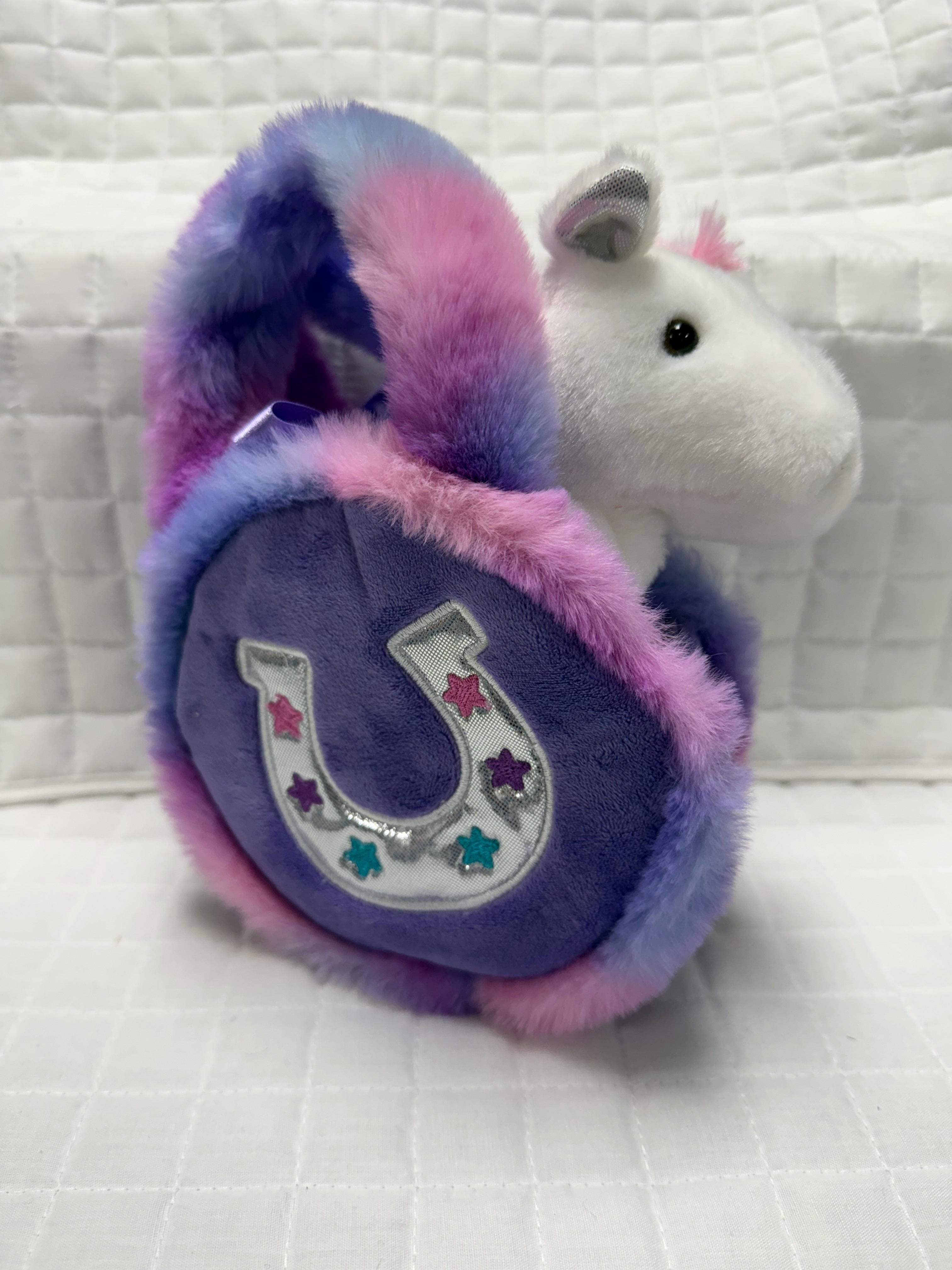 Horse Purple Shoe Purse