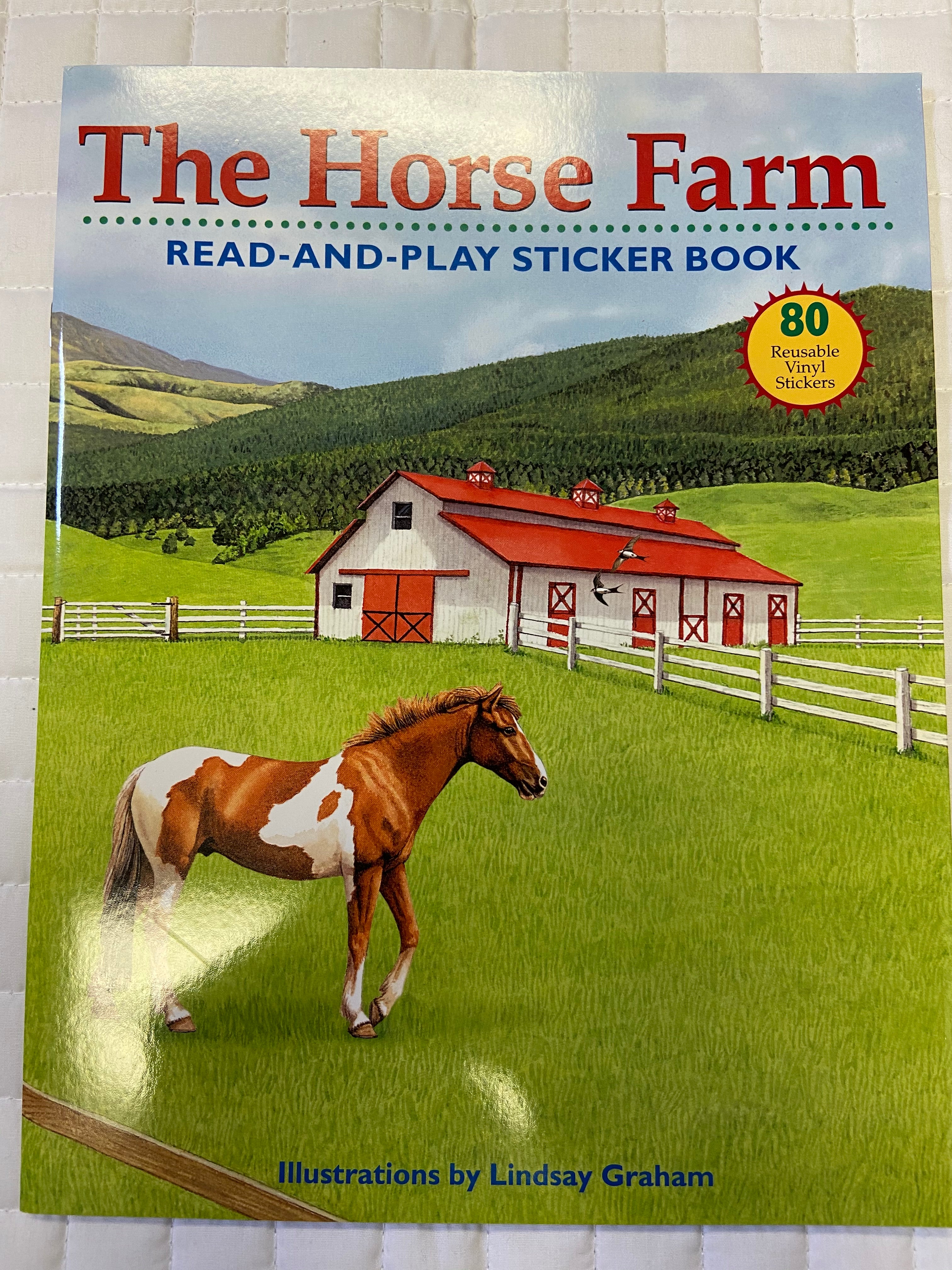 Horse Farm Read and Play Sticker Book