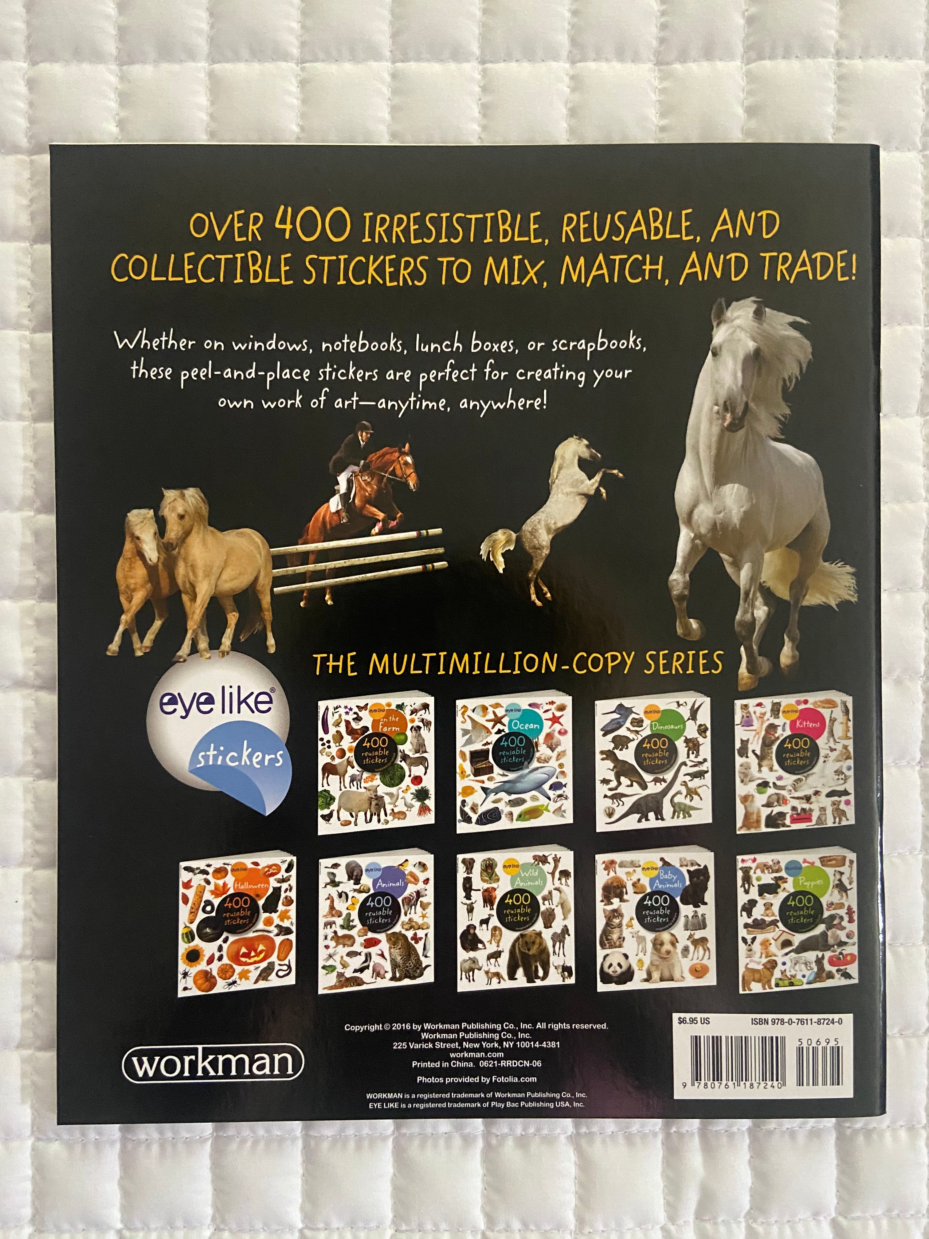 Eyelike Horses Sticker Book