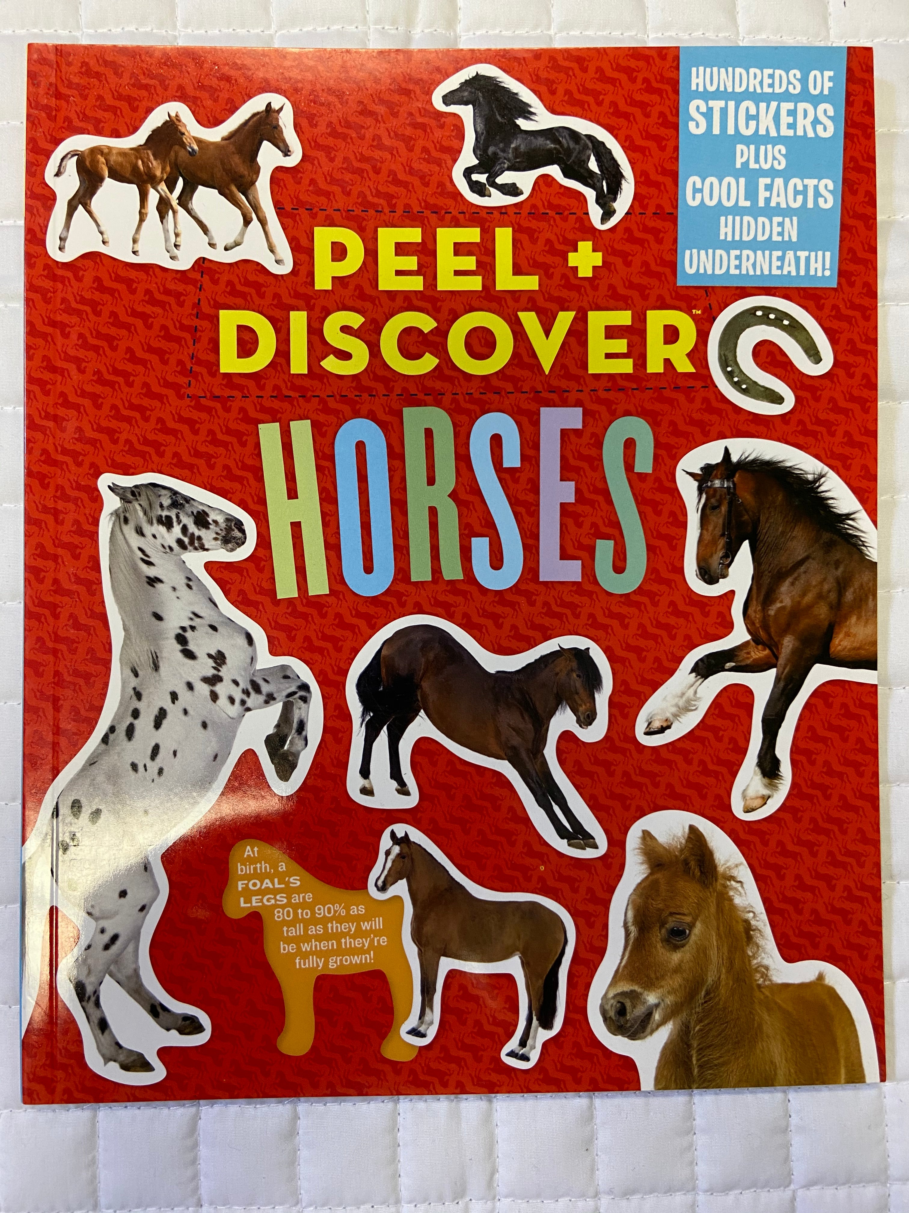Peel and Discover Horses Sticker Book