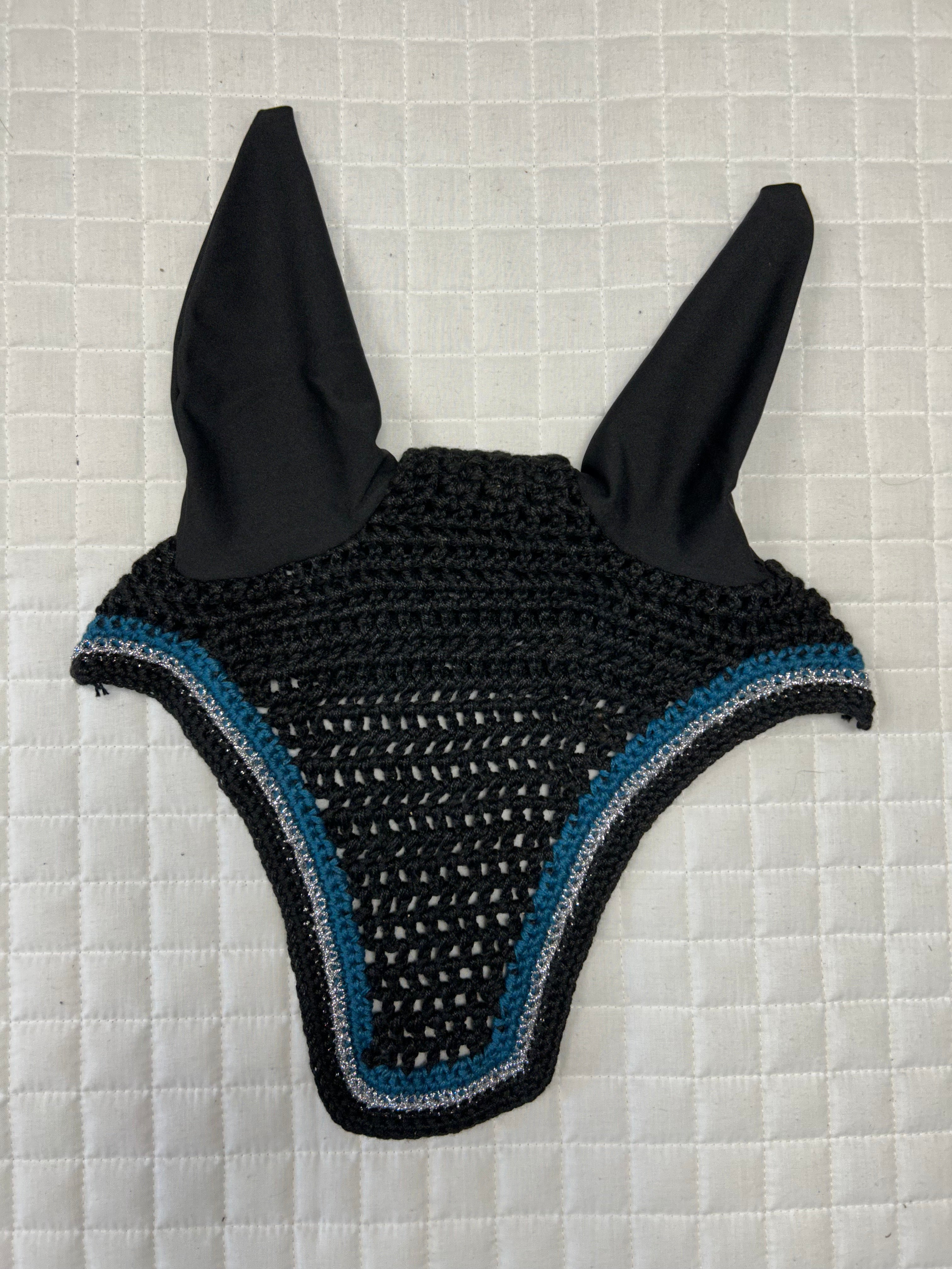 Tri Colored Square Cut Ear Bonnet