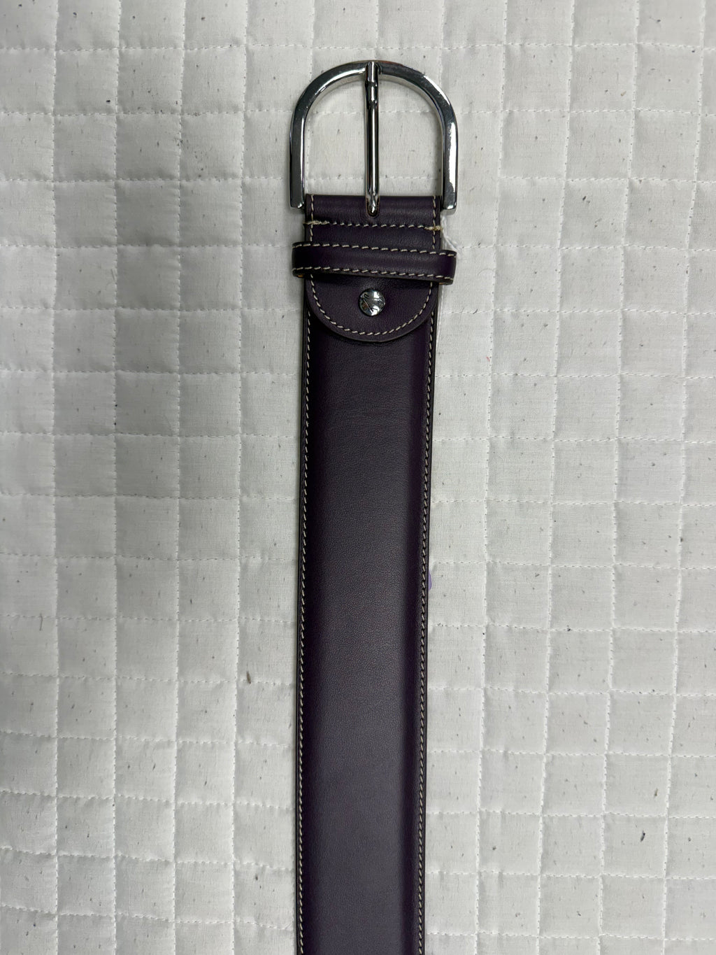 Tailored Sportsman Leather Contrast Stitched Belt