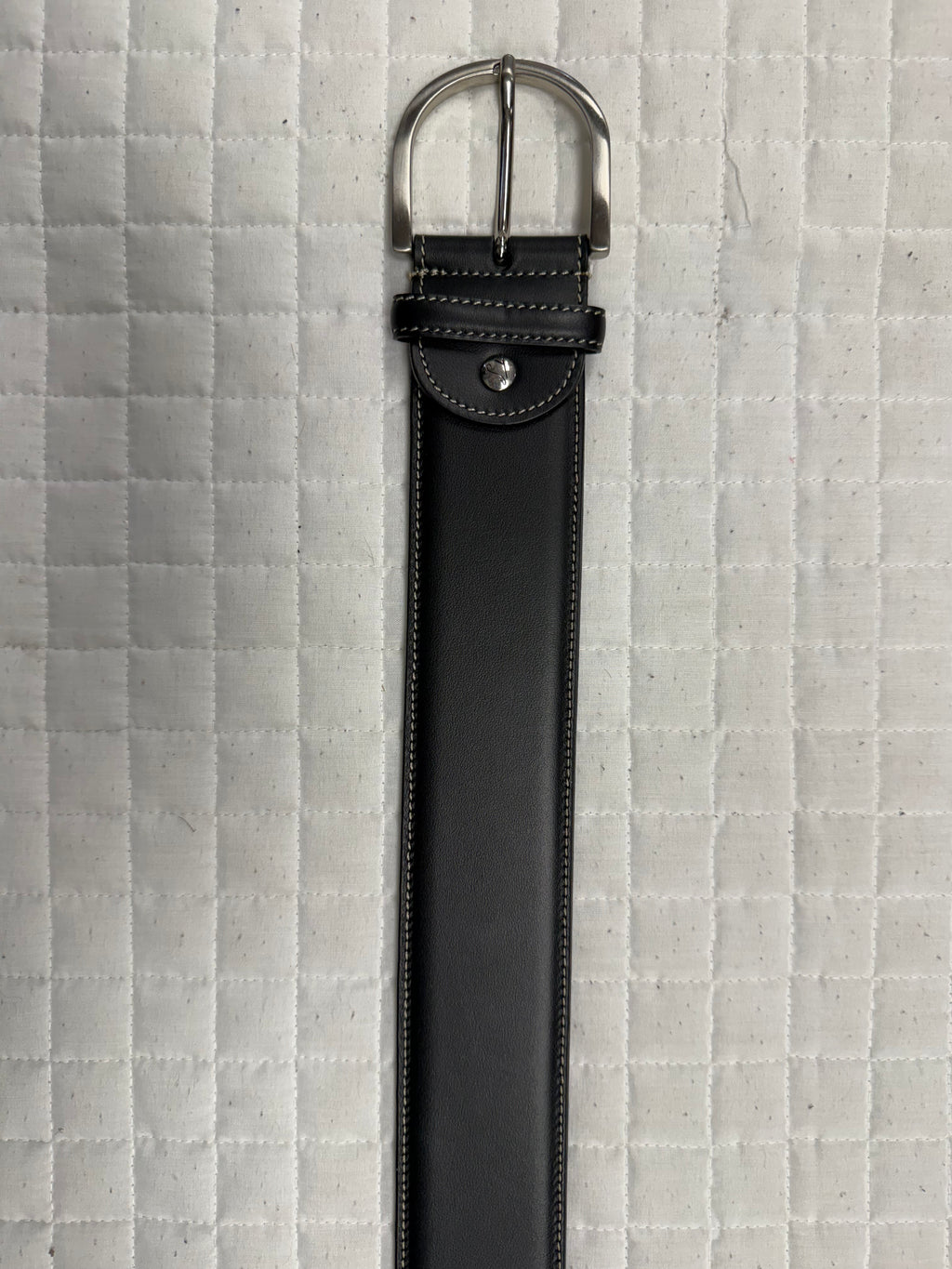 Tailored Sportsman Leather Contrast Stitched Belt
