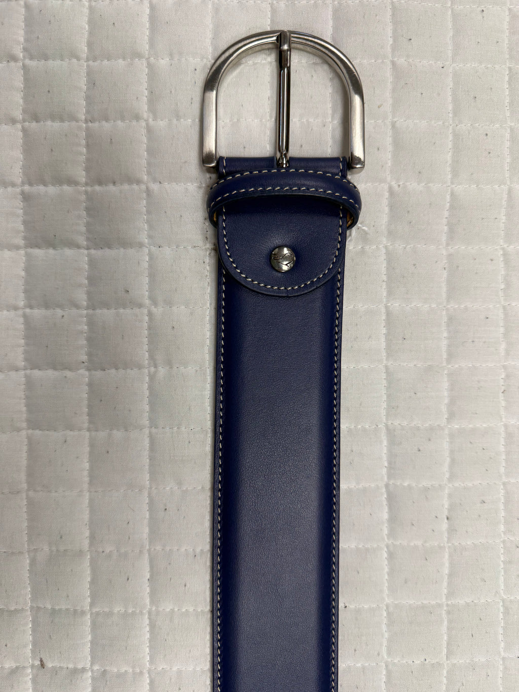 Tailored Sportsman Leather Contrast Stitched Belt