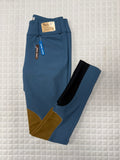 Ladies Tailored Sportsman Breeches Tech Light Low Rise Deep Sea Blue