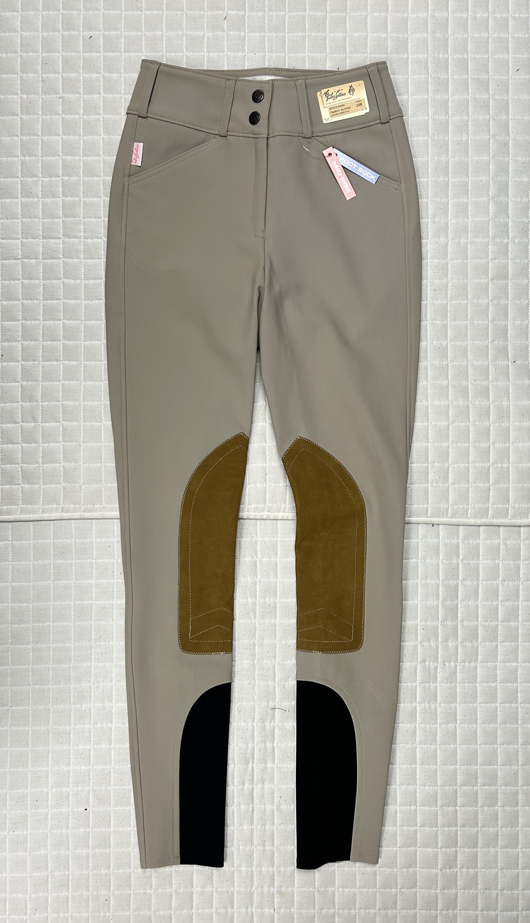 Ladies Tailored Sportsman Breeches Tech Light Low Rise Tan