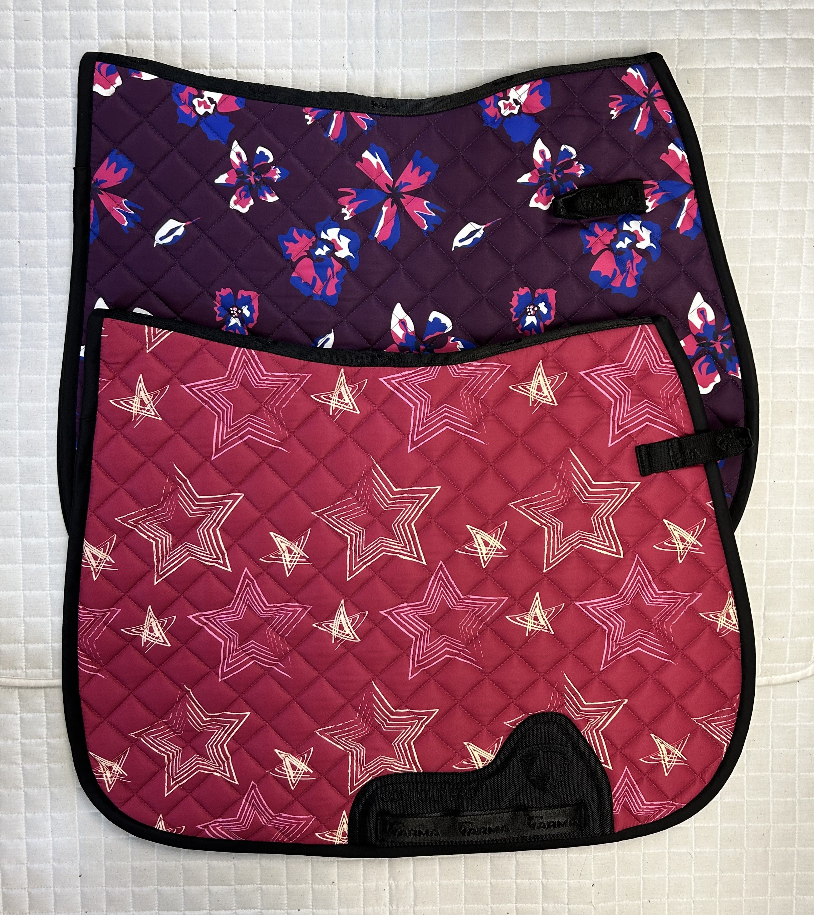 Aubrion Hyde Park Young Rider Shires Pony Print Saddle Pads