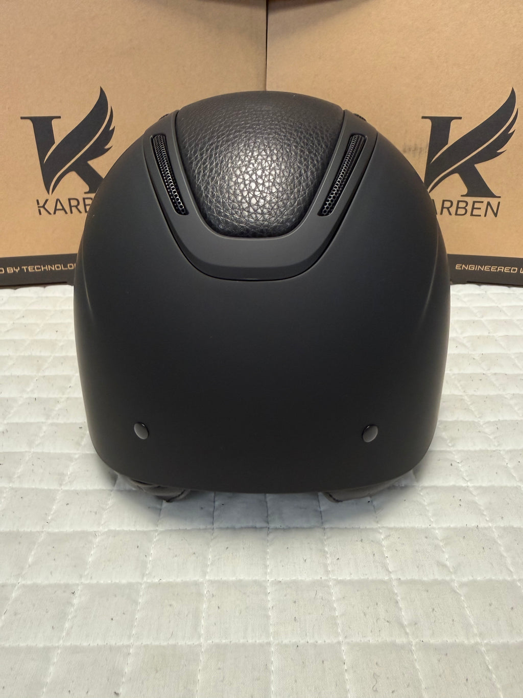 Karben Amity LTHR Wide Peak Riding Helmet
