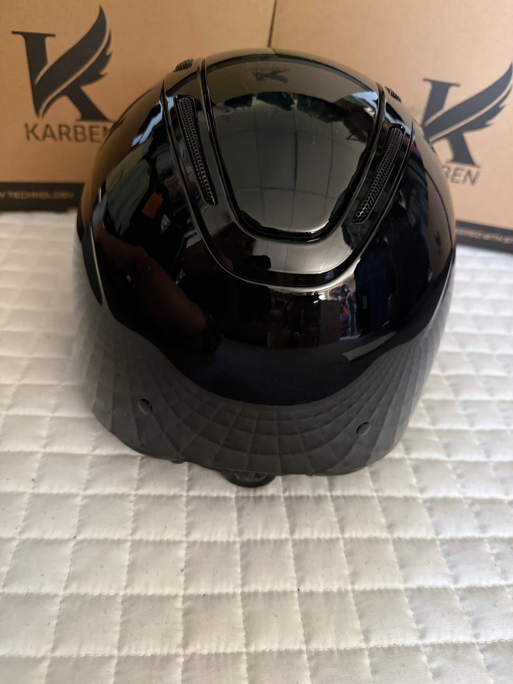 Karben Amity LVSH Wide Peak Riding Helmet Glossy