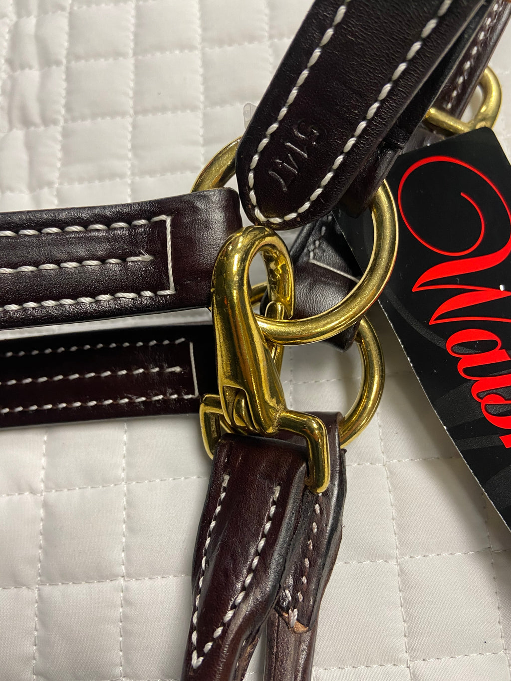 Walsh Triple Stitch Leather Halter