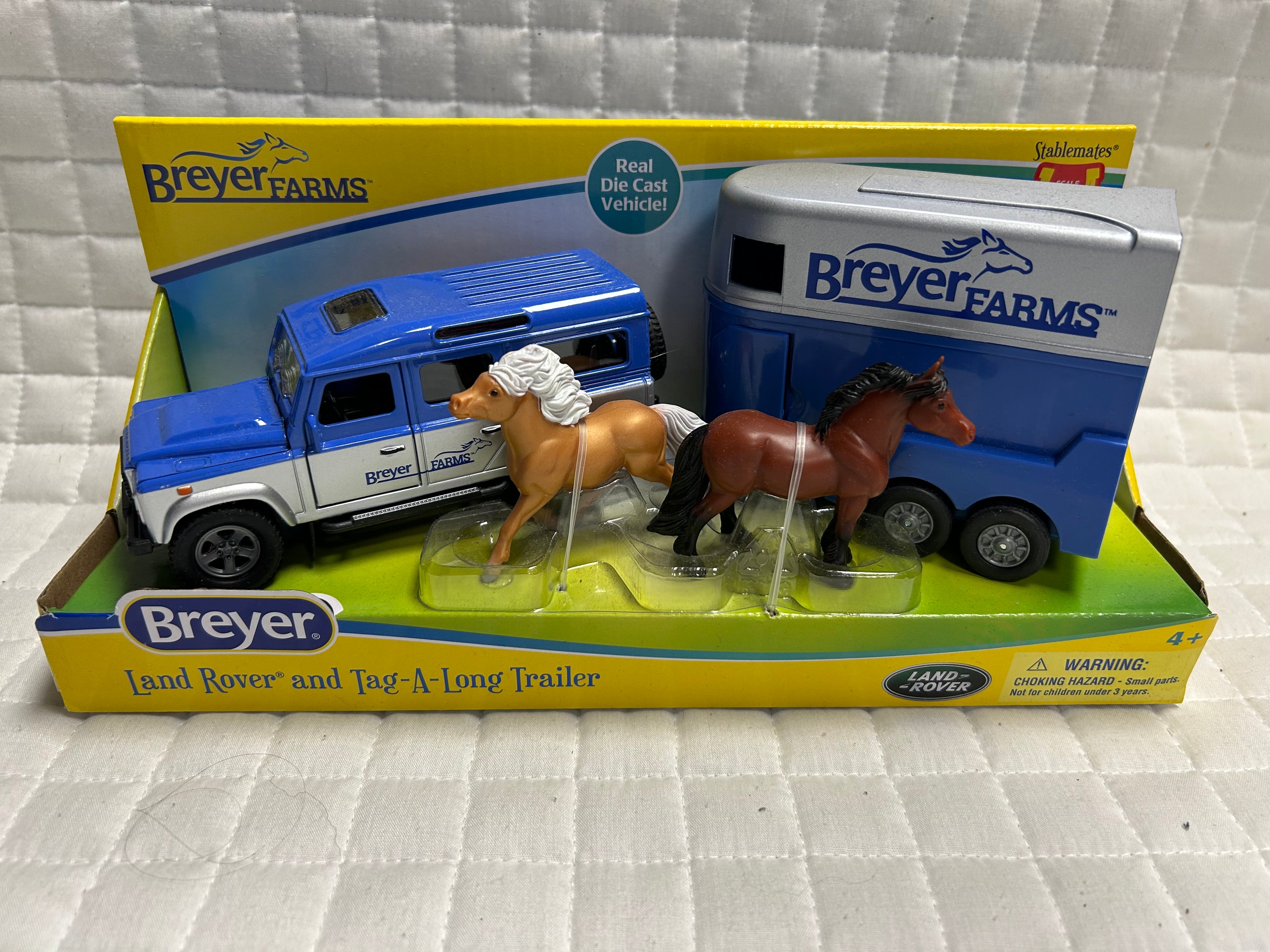 Land Rover and Tag-A-Long Horse Trailer