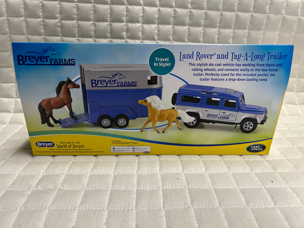 Land Rover and Tag-A-Long Horse Trailer