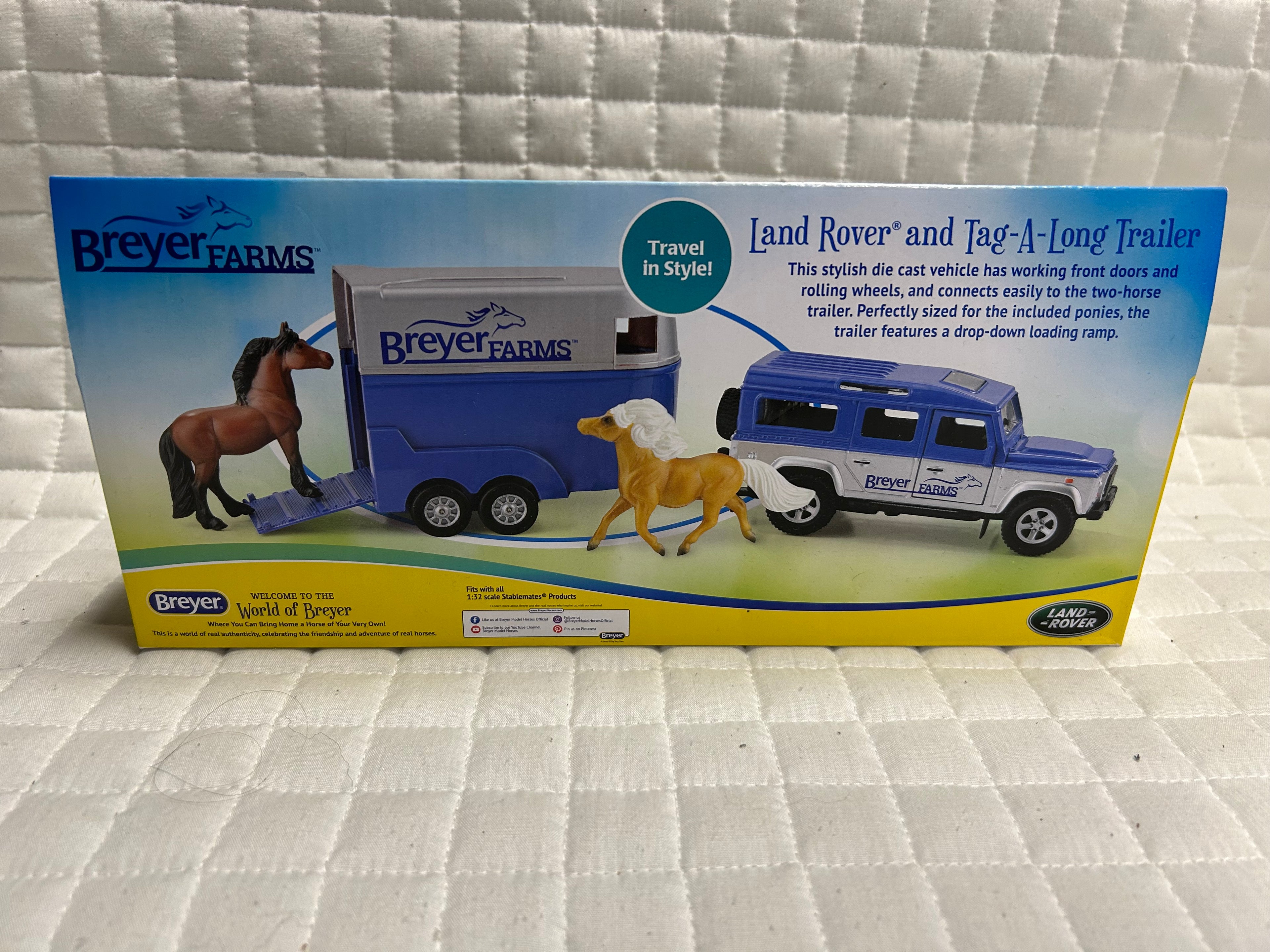 Land Rover and Tag-A-Long Horse Trailer