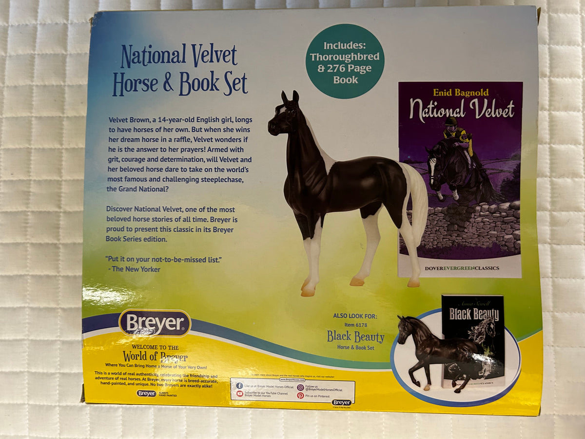 National Velvet Horse and Book
