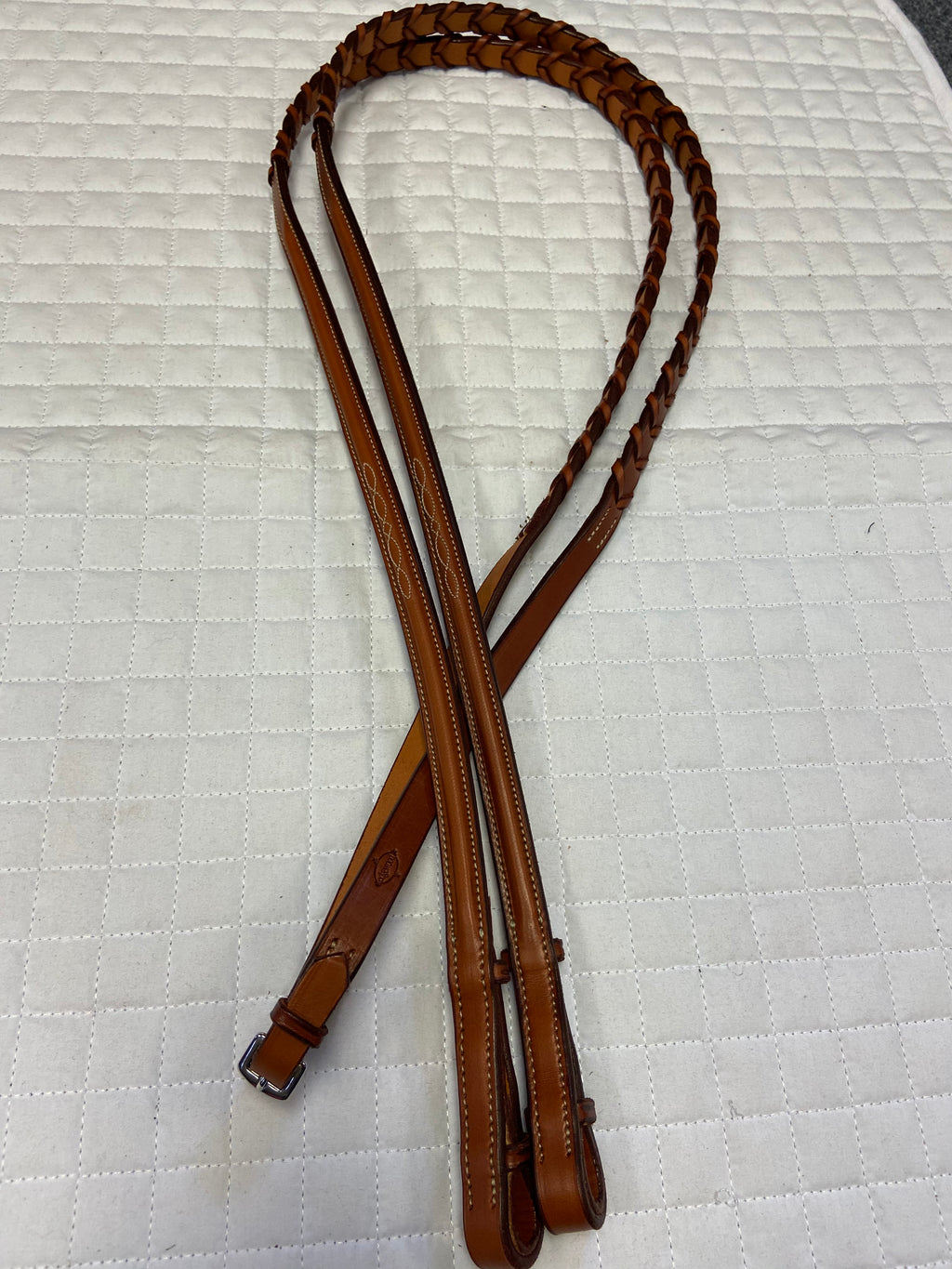 Edgewood Fancy Stitch Laced Reins