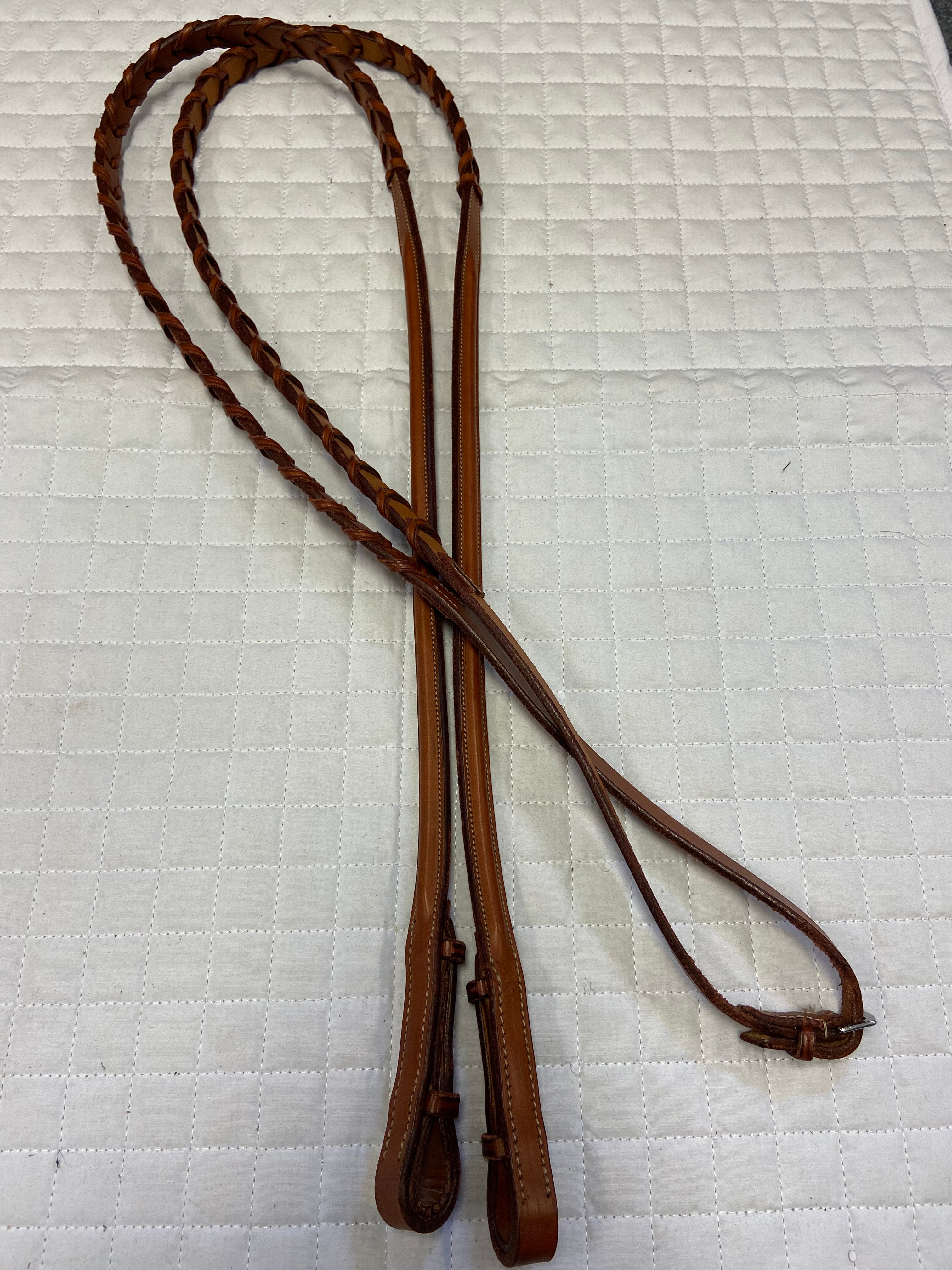 Edgewood Plain Raised Laced Reins