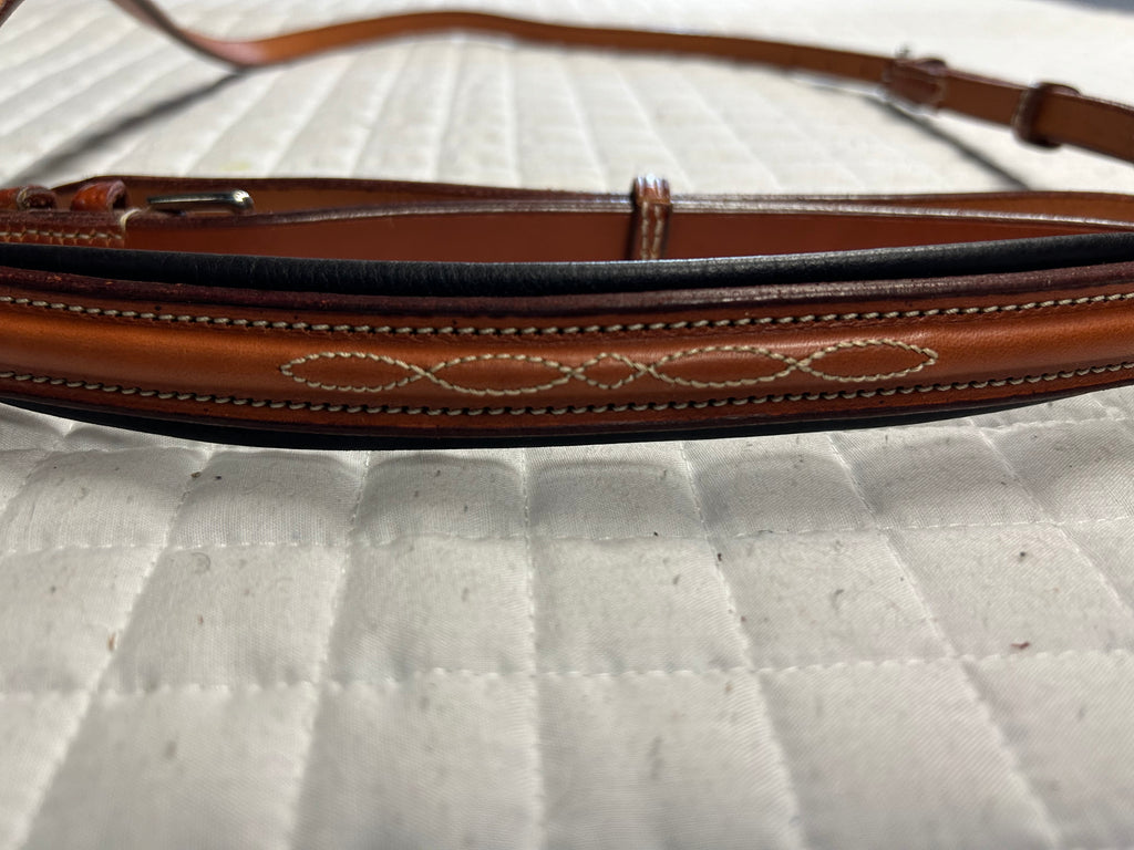 Edgewood Fancy Stitch Padded Crank Noseband