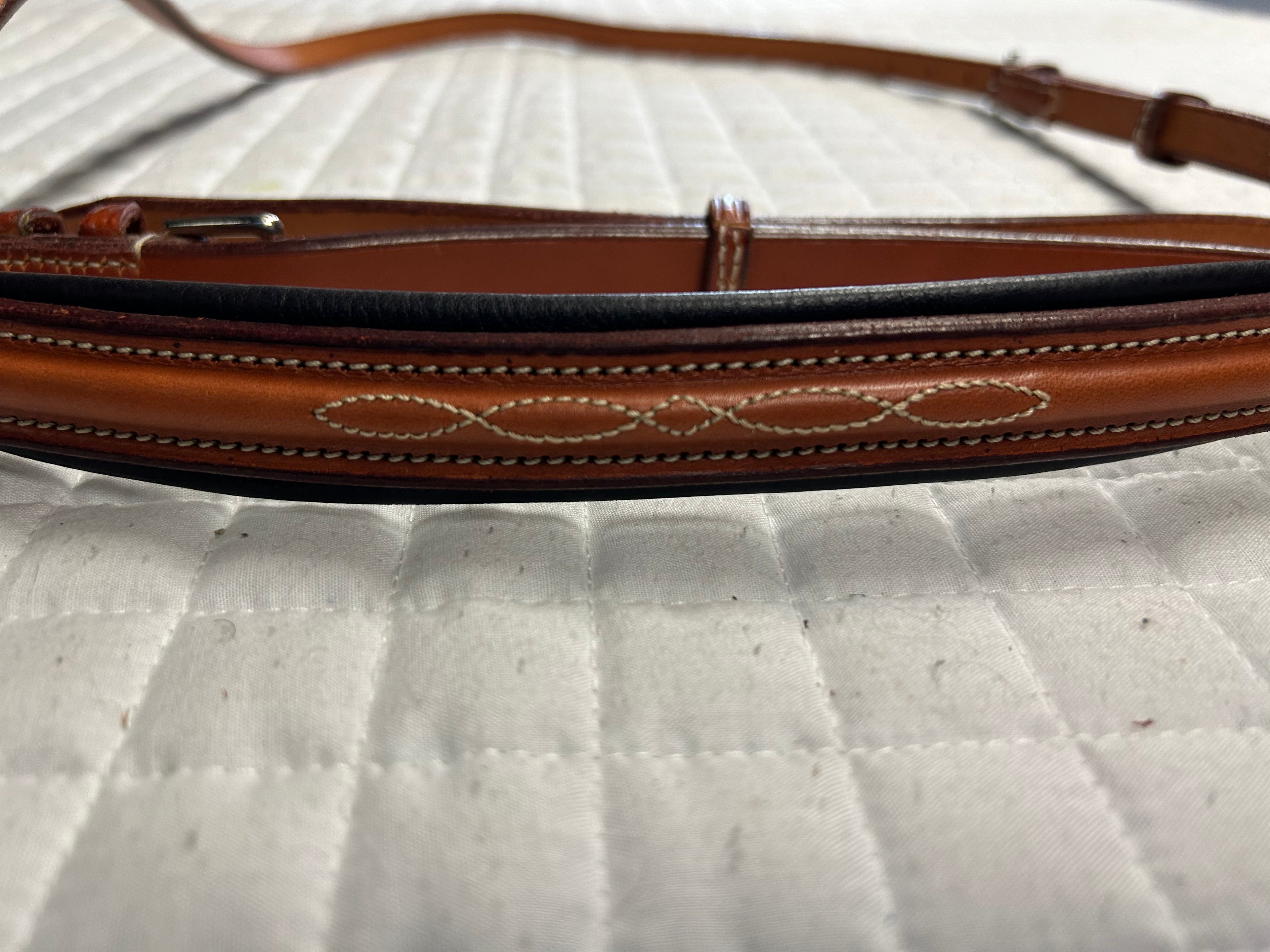 Edgewood Fancy Stitch Padded Crank Noseband