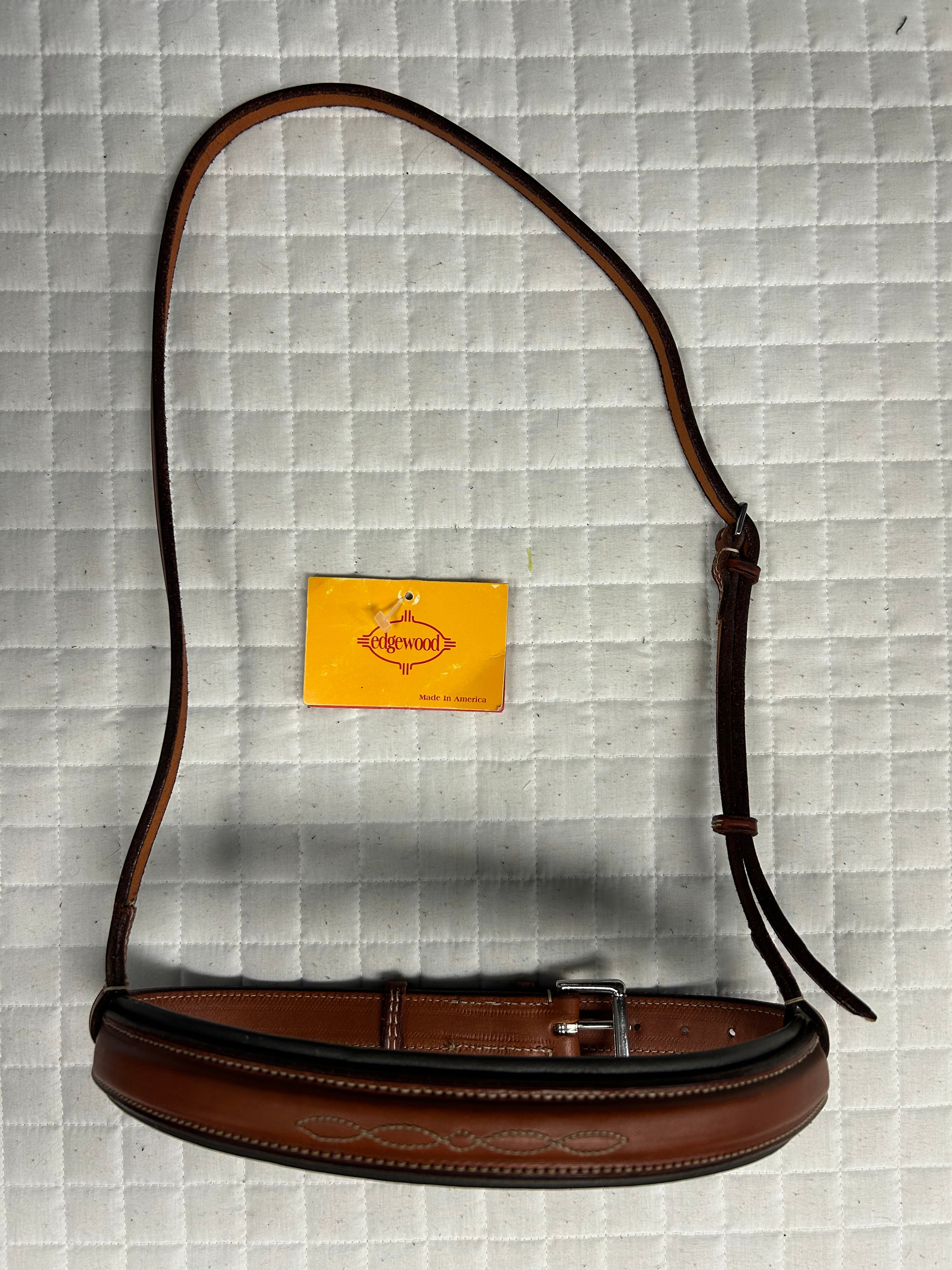 Edgewood Noseband WIDE Fancy Padded Tack