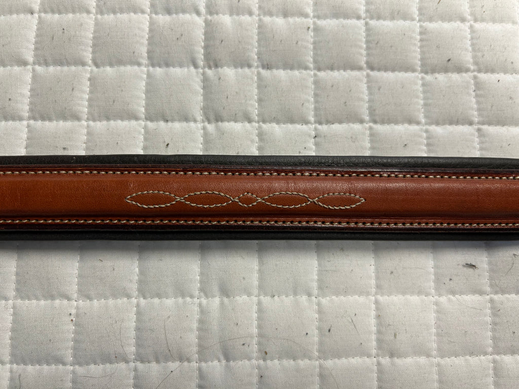 Edgewood Noseband WIDE Fancy Padded Tack