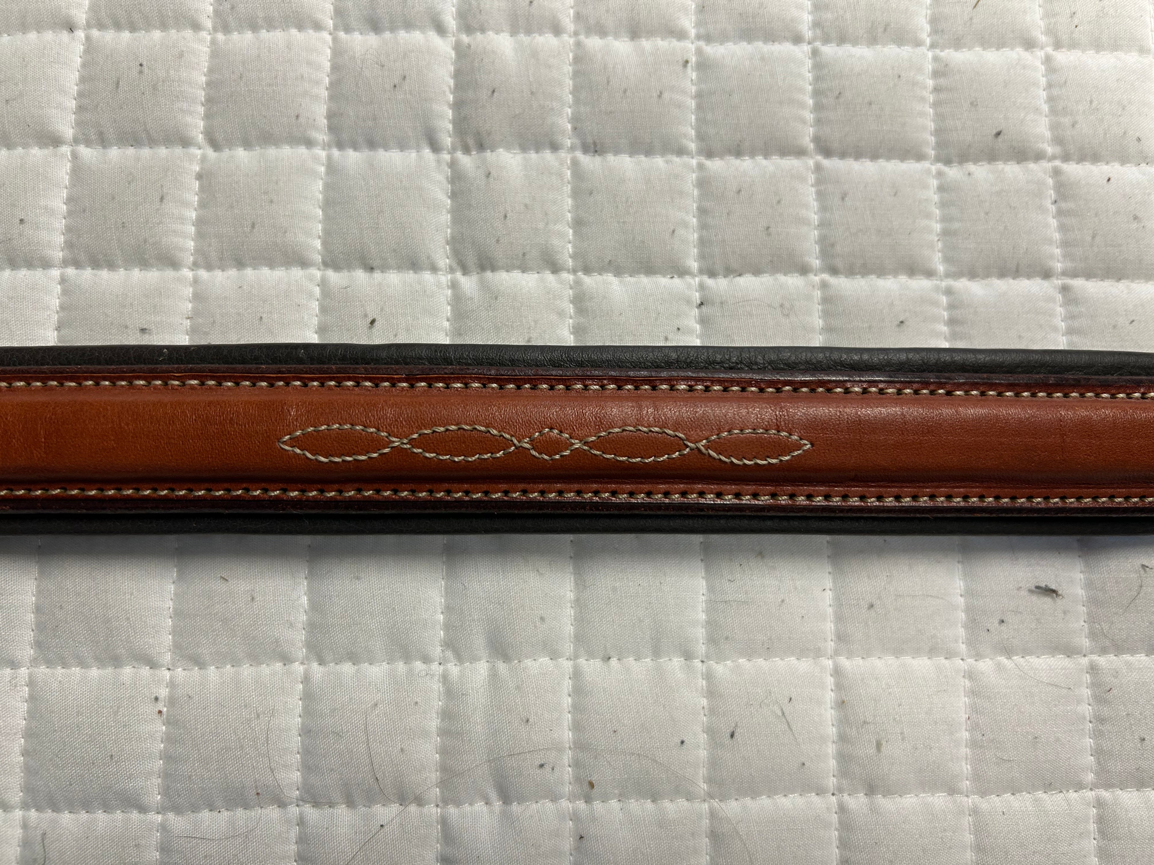 Edgewood Noseband WIDE Fancy Padded Tack