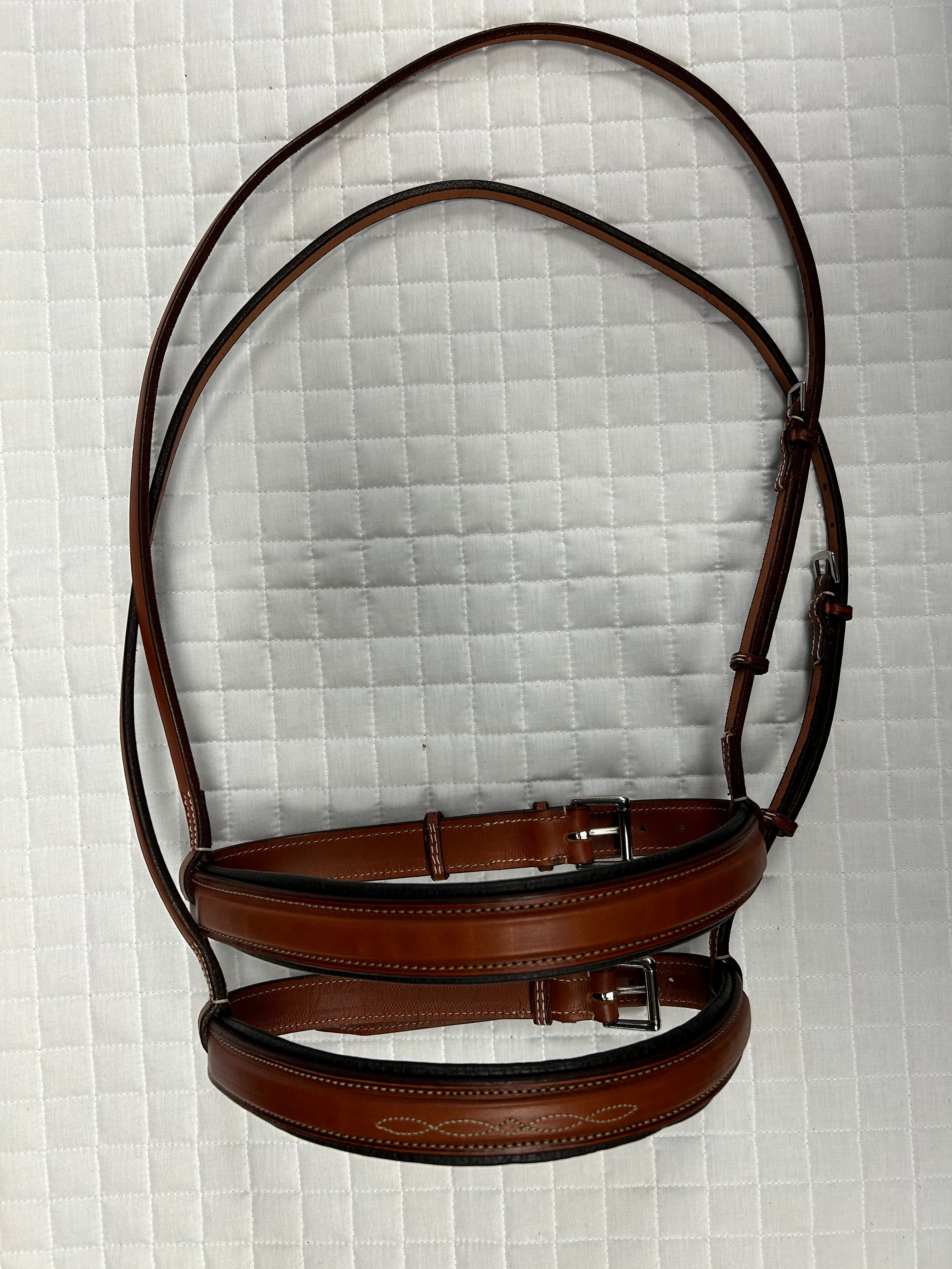 Edgewood Noseband 1" WIDE Padded Chain Insert