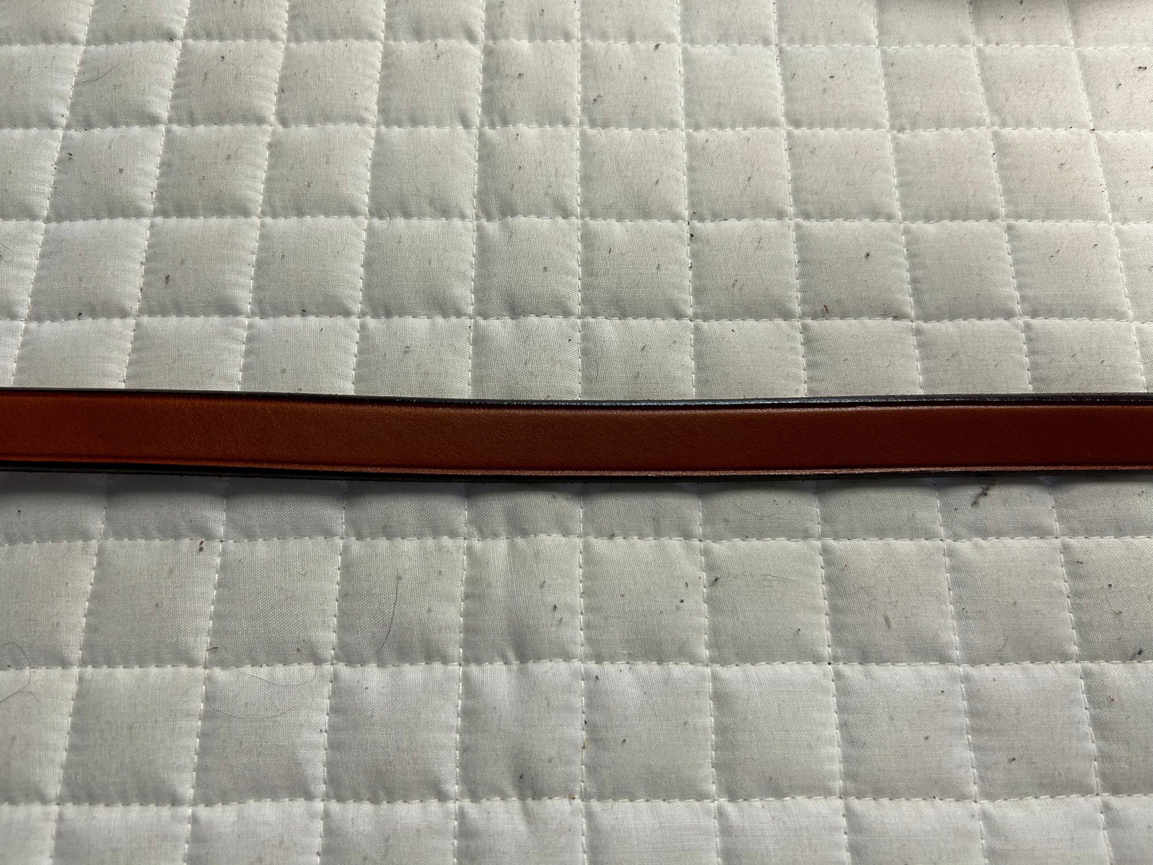 Edgewood Flat Brown Rubber Reins