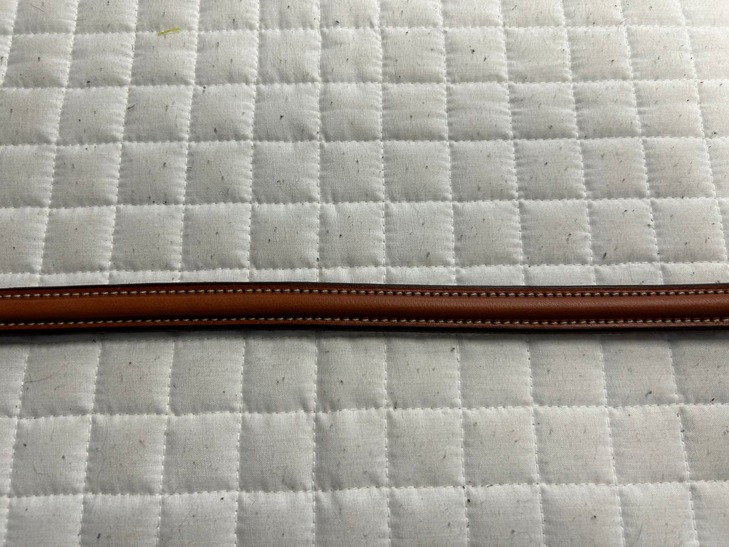 Edgewood Plain Raised Brown Rubber Reins