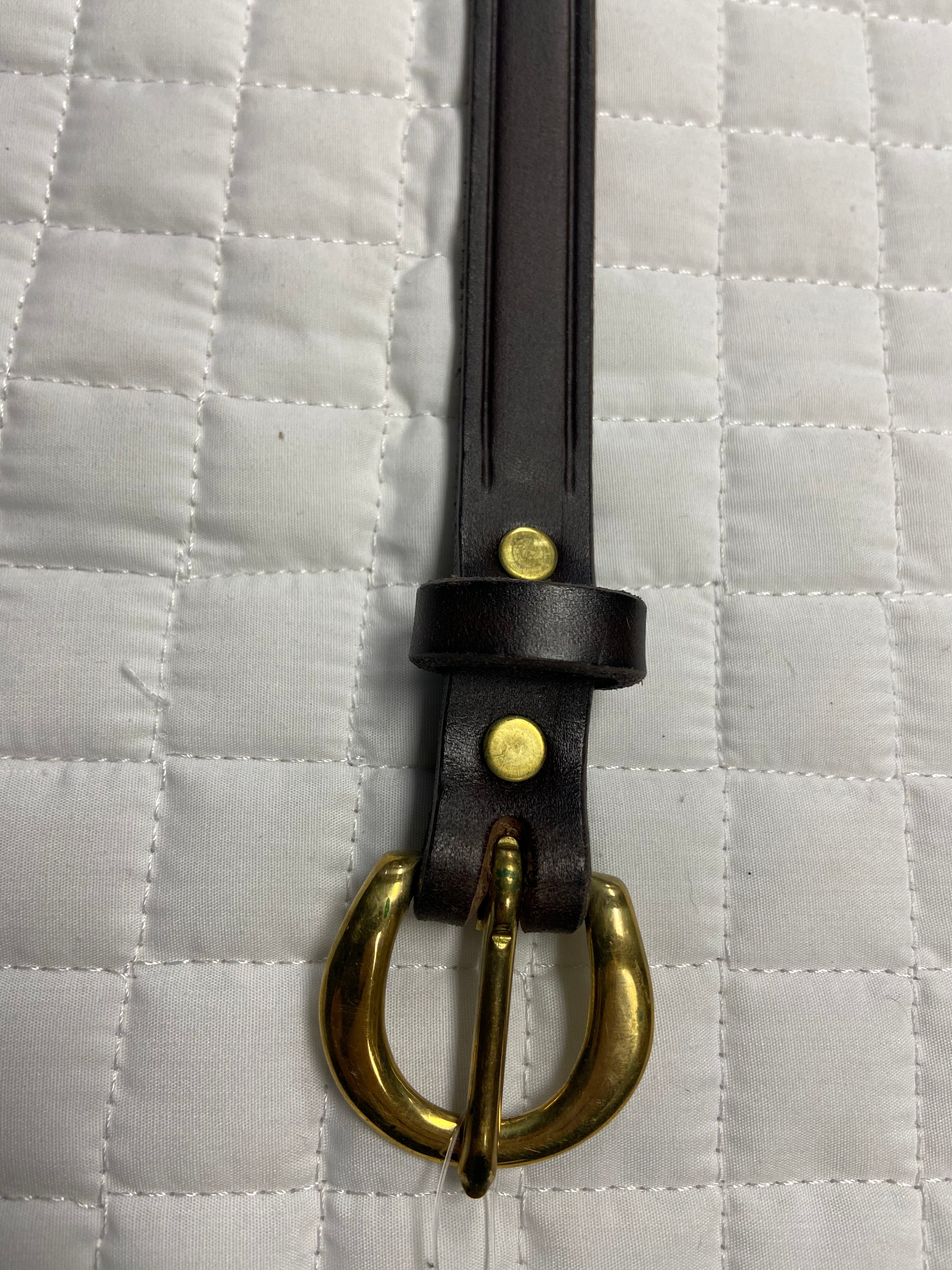 *SALE* Plain Leather belt 3/4"