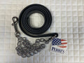Perri's Leather Lead with Chain
