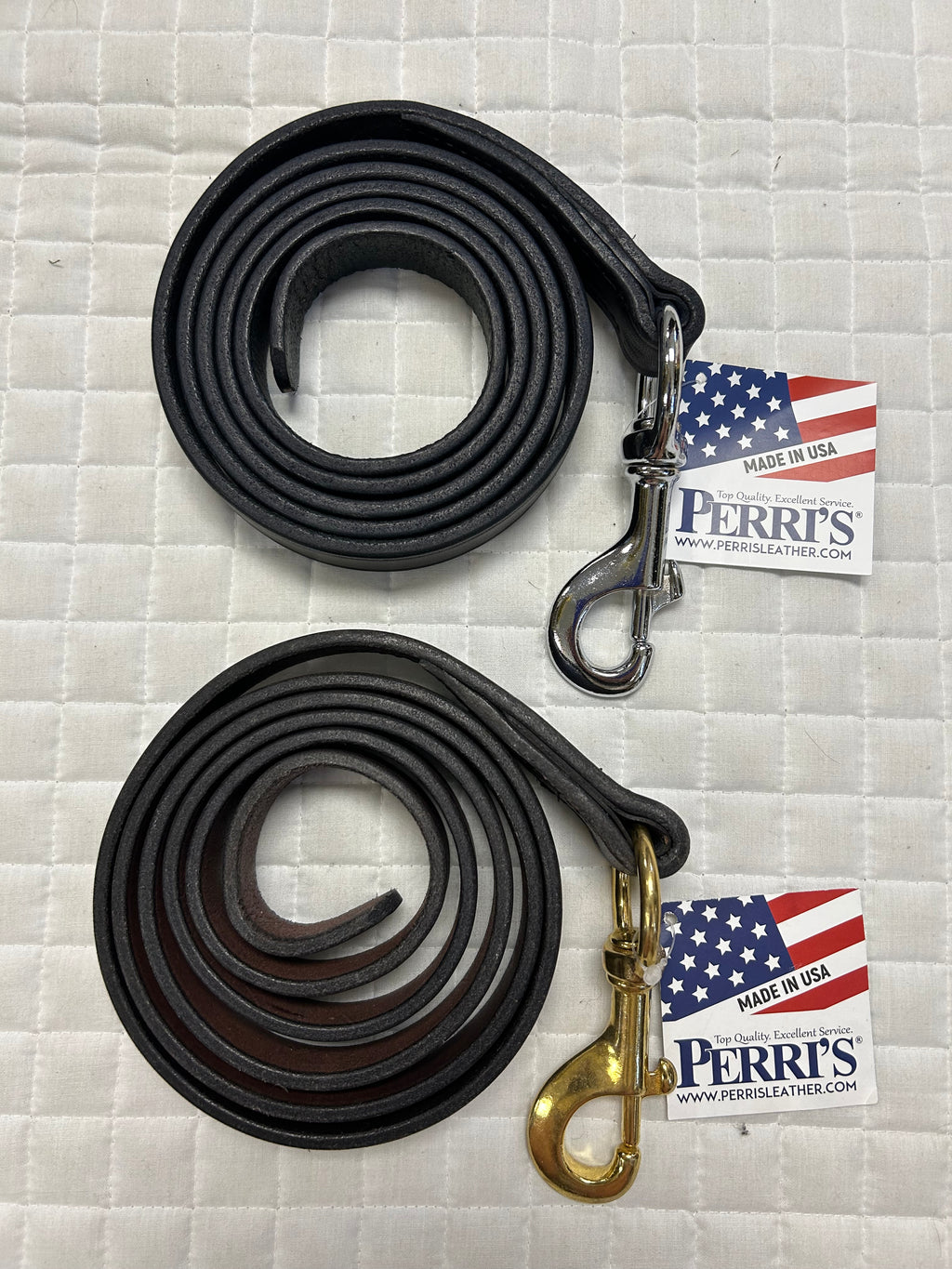 Perri's Leather Lead with Snap