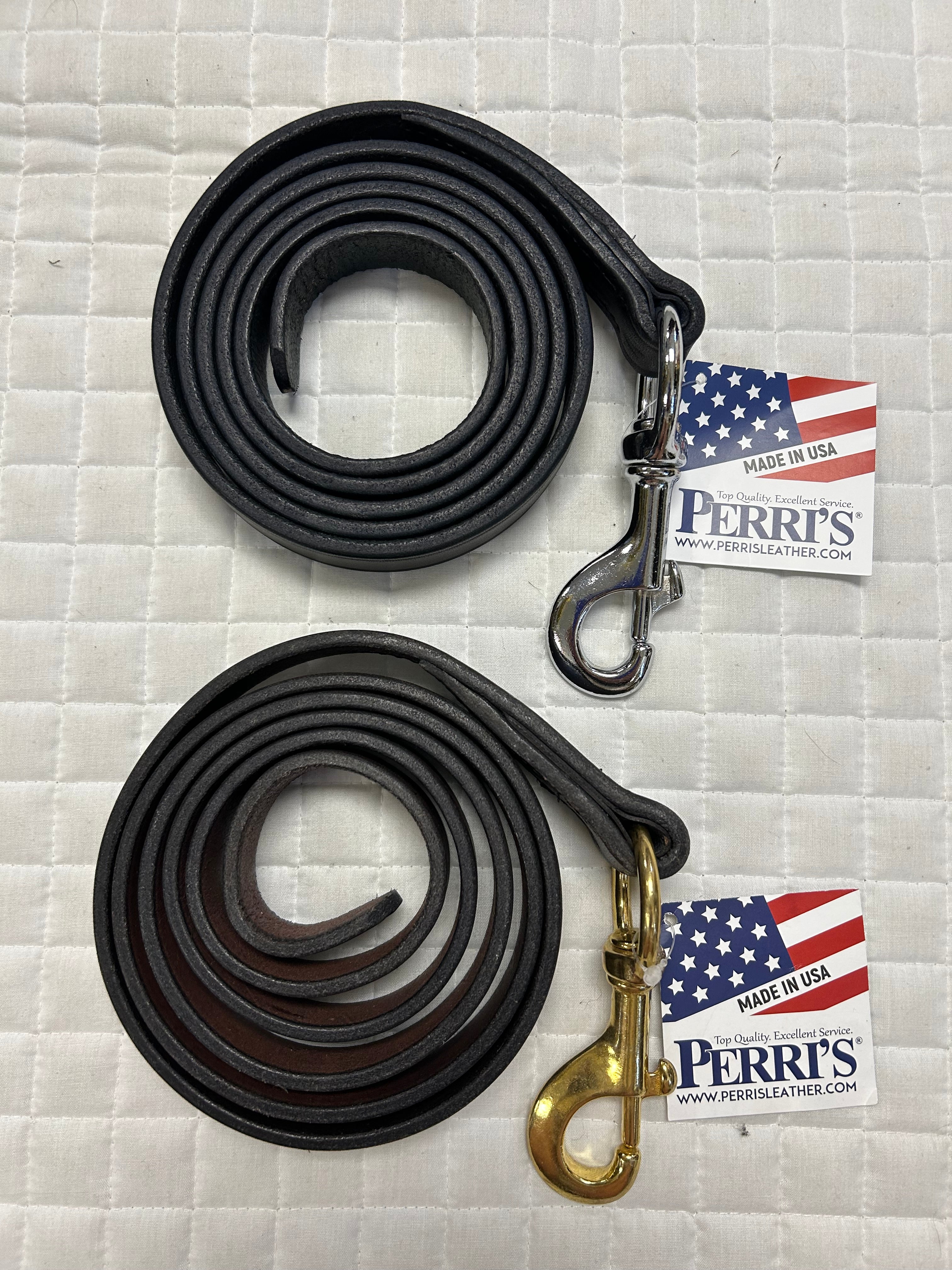 Perri's Leather Lead with Snap