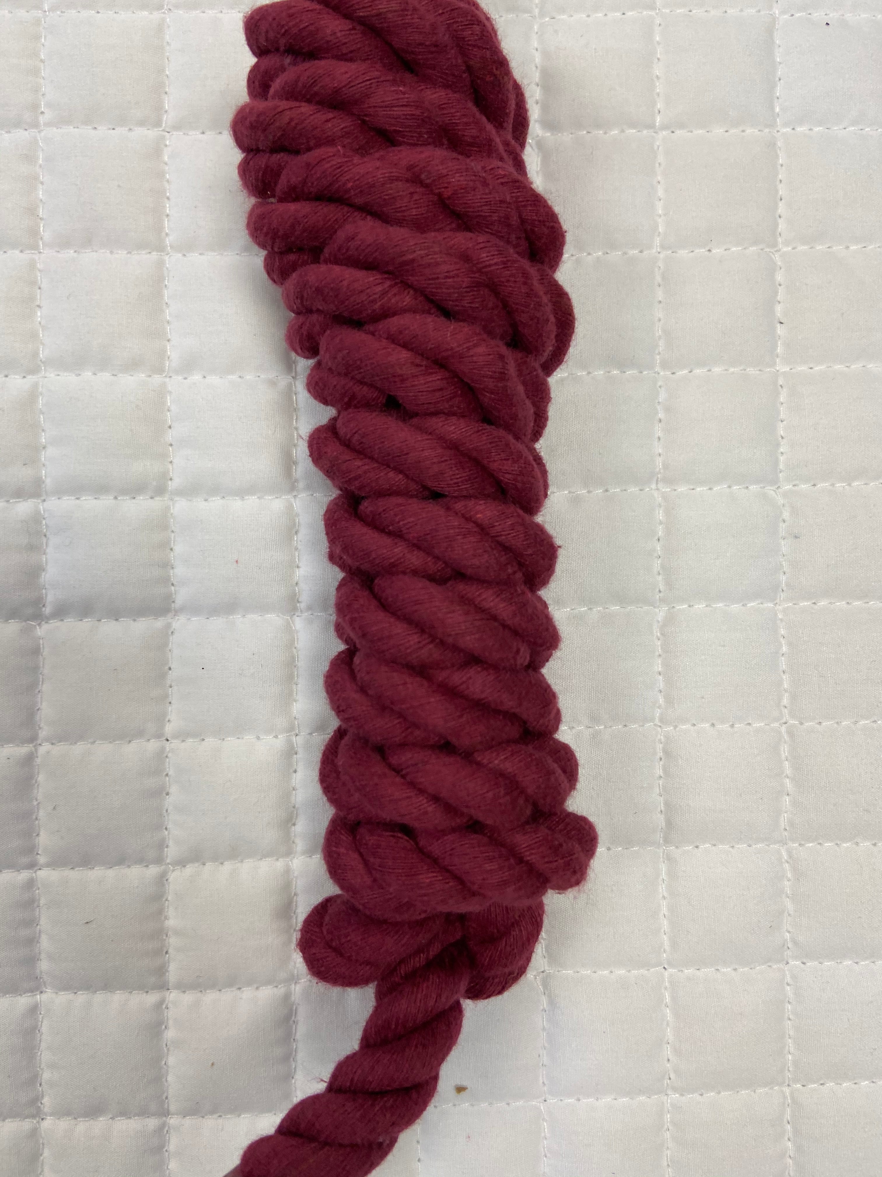 Cotton Lead Rope Solid Color W Chain