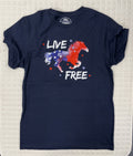 Unisex Live Free Horse T Shirt