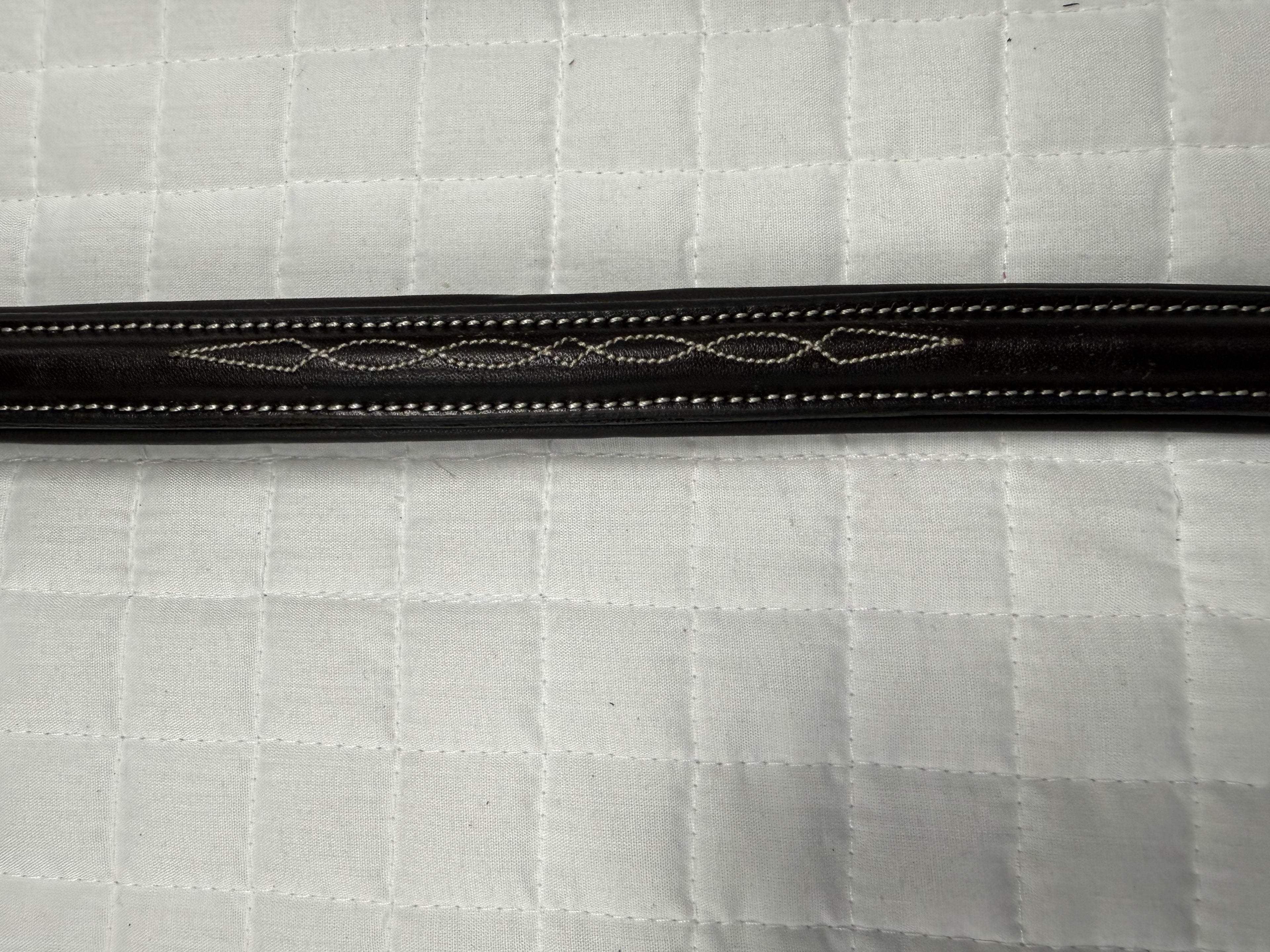 Collegiate Comfort Crown Fancy Stitch Padded Bridle