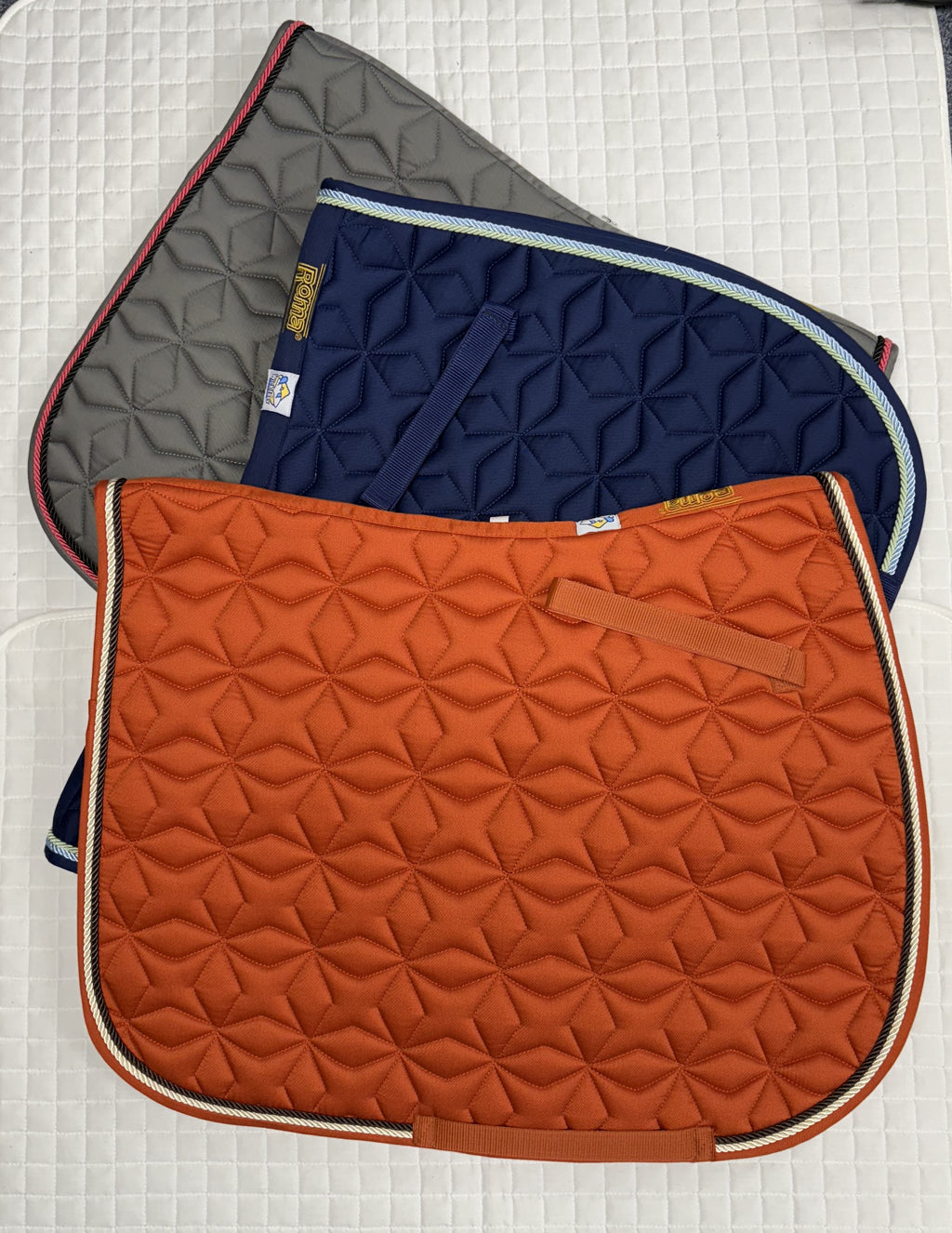 Roma Ecole Star Quilted Saddle Pad