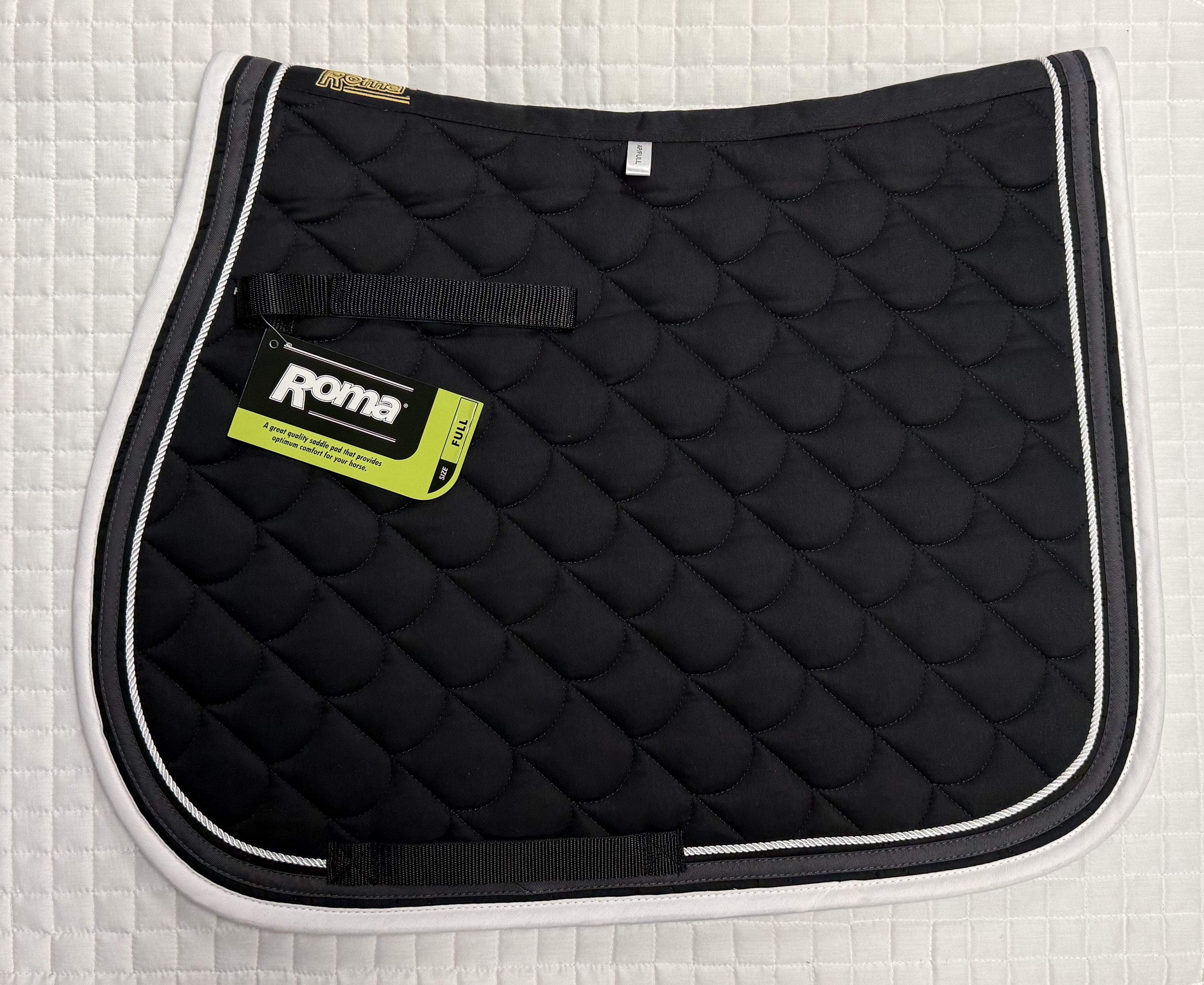 Roma Crescent Quilted Saddle Pad