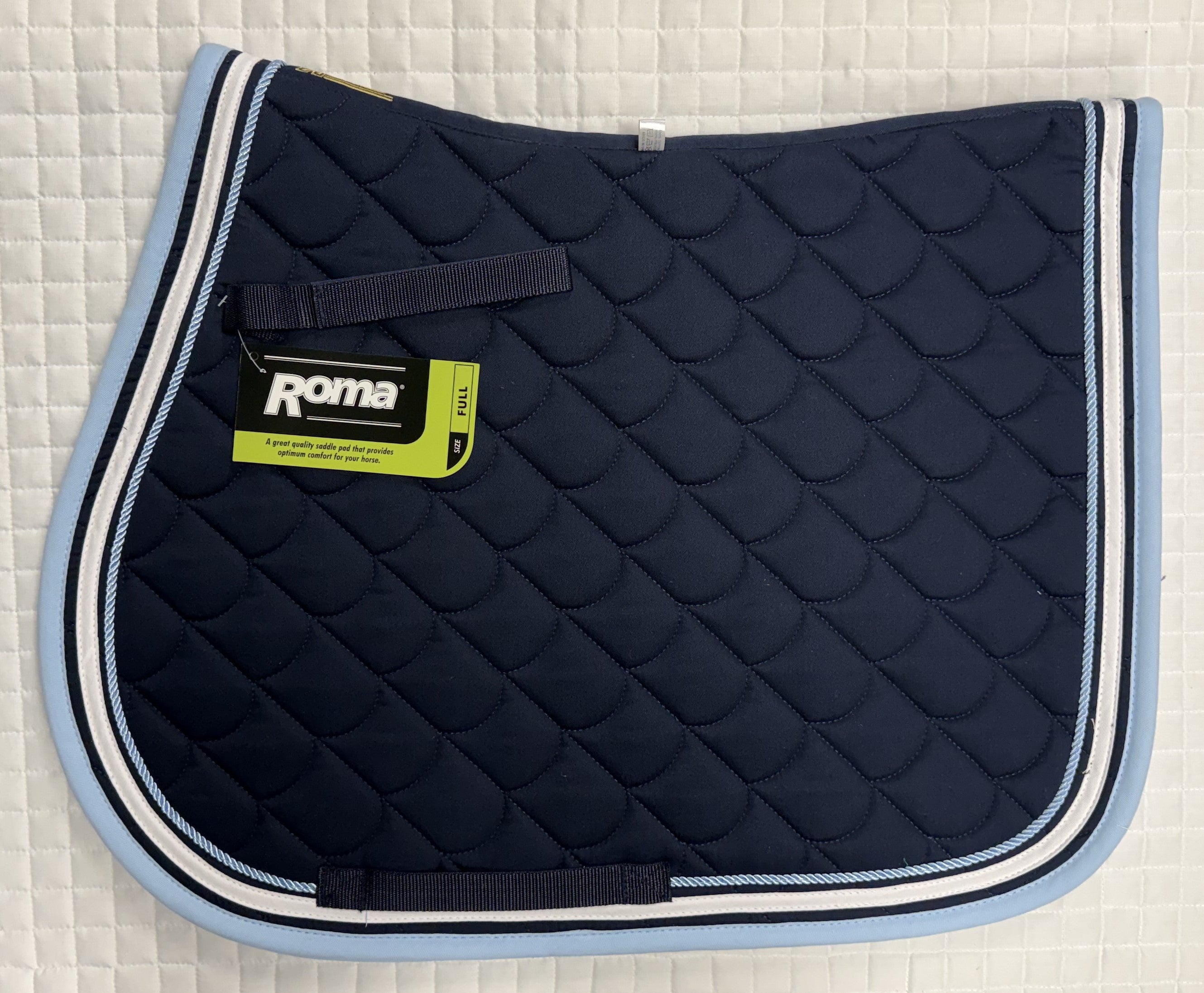 Roma Crescent Quilted Saddle Pad