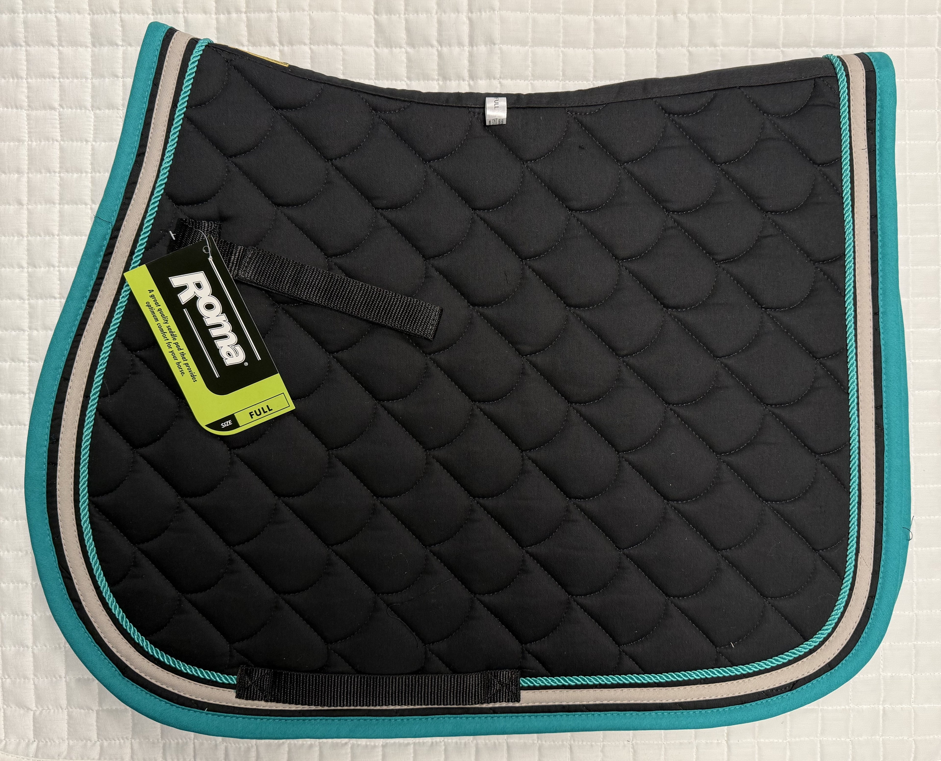 Roma Crescent Quilted Saddle Pad