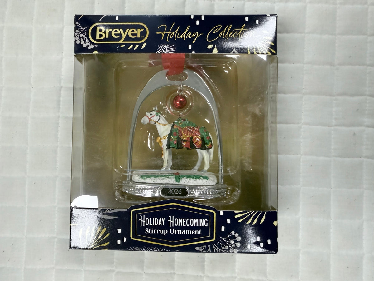 Breyer Holiday Homecoming Stirrup Ornament 2026