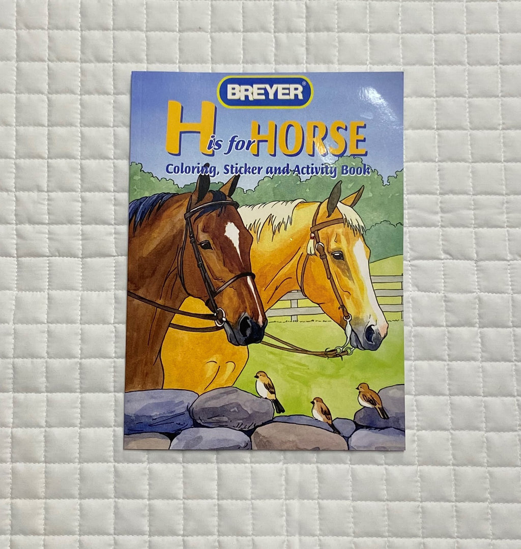 H is For Horse Breyer Coloring Book