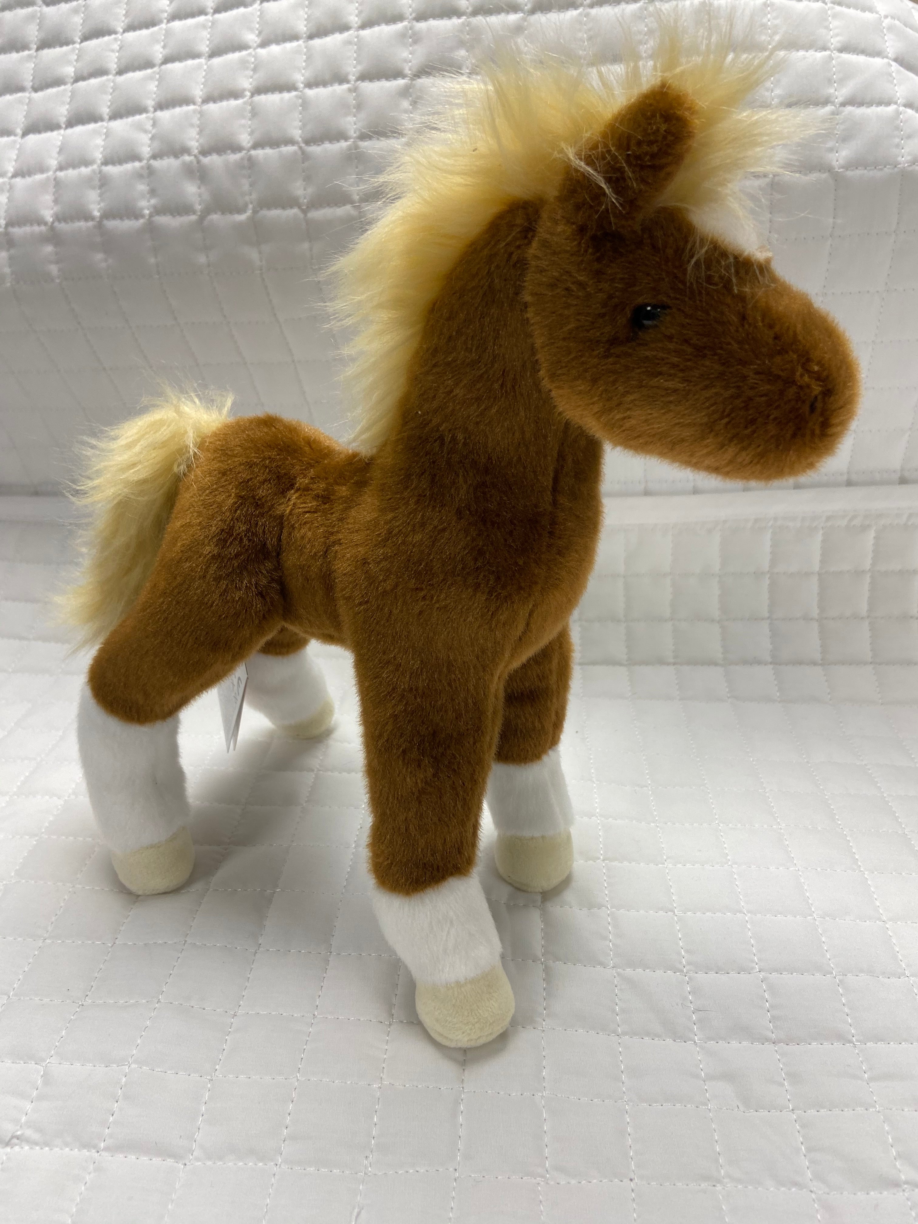 Teak Chestnut Foal Stuffed Horse